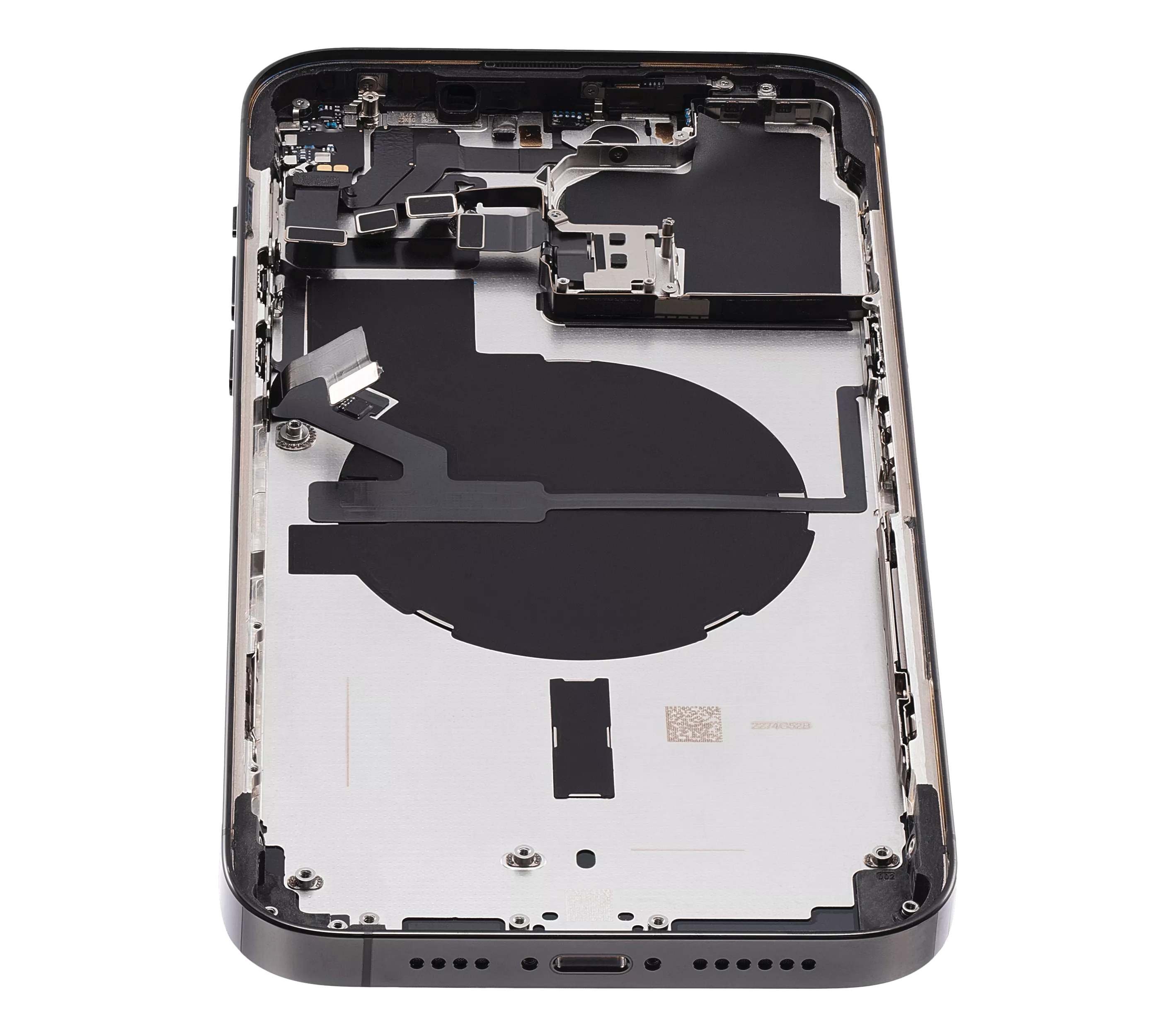 Original Apple-Ausbau B gebraucht – iPhone 14 Pro Backcover/Rahmen Space Schwarz