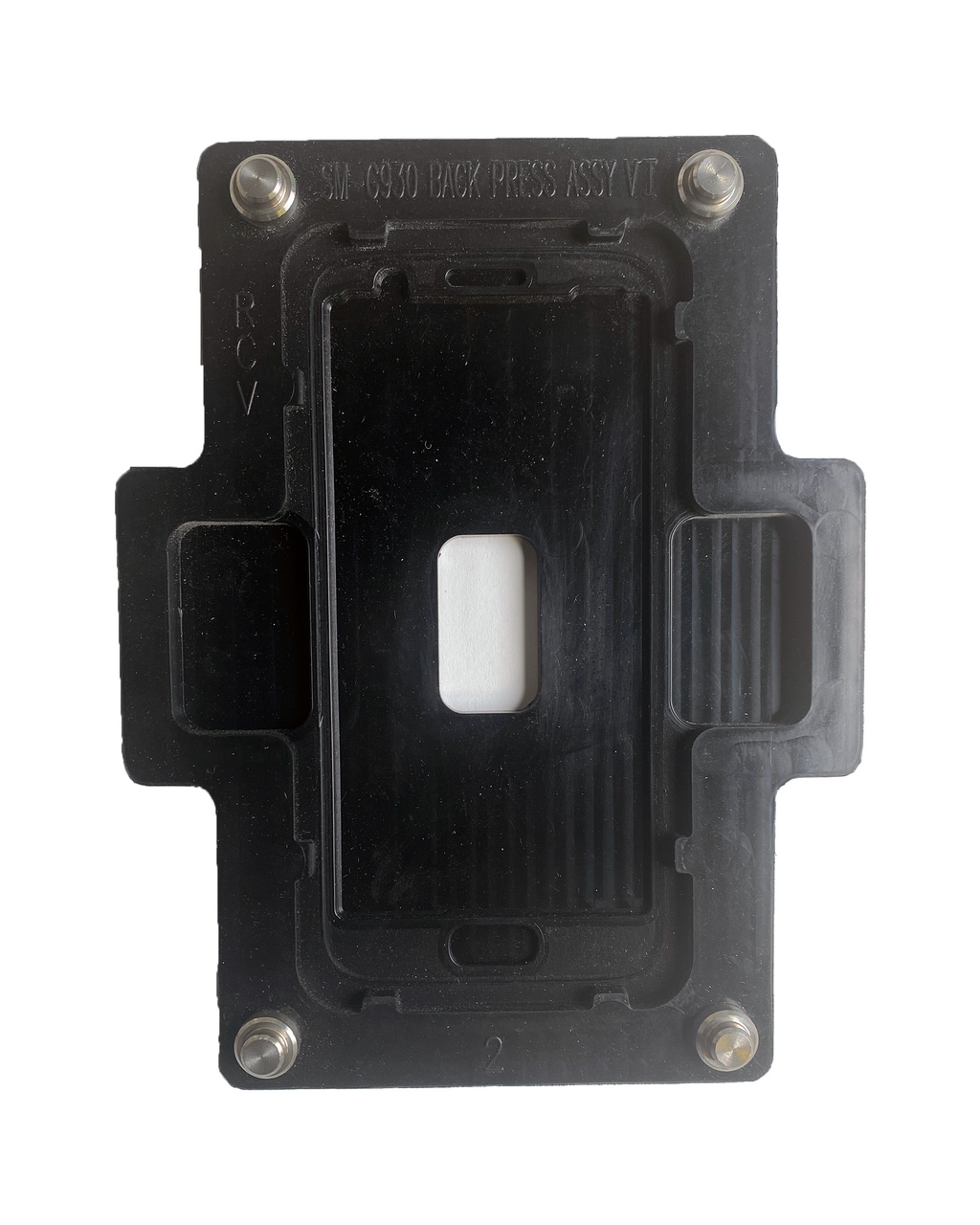 Press mold (rear and display cover) for Samsung Galaxy S7, compatible with Samsung Press Jig V1.1 (OEM Service Tools)