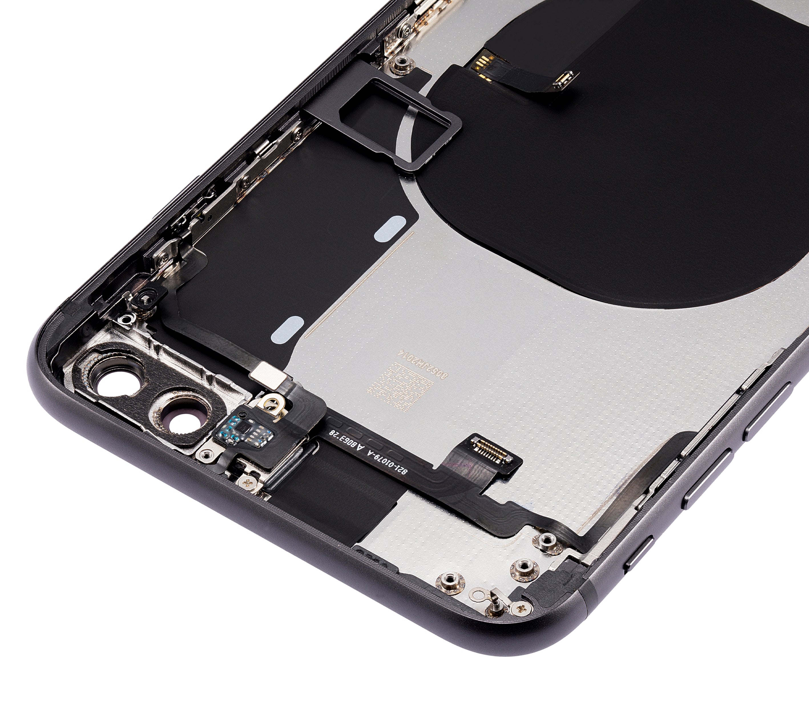 Backcover/Rahmen mit Kleinteilen für iPhone 8 Plus (Space Grau) Aftermarket Plus