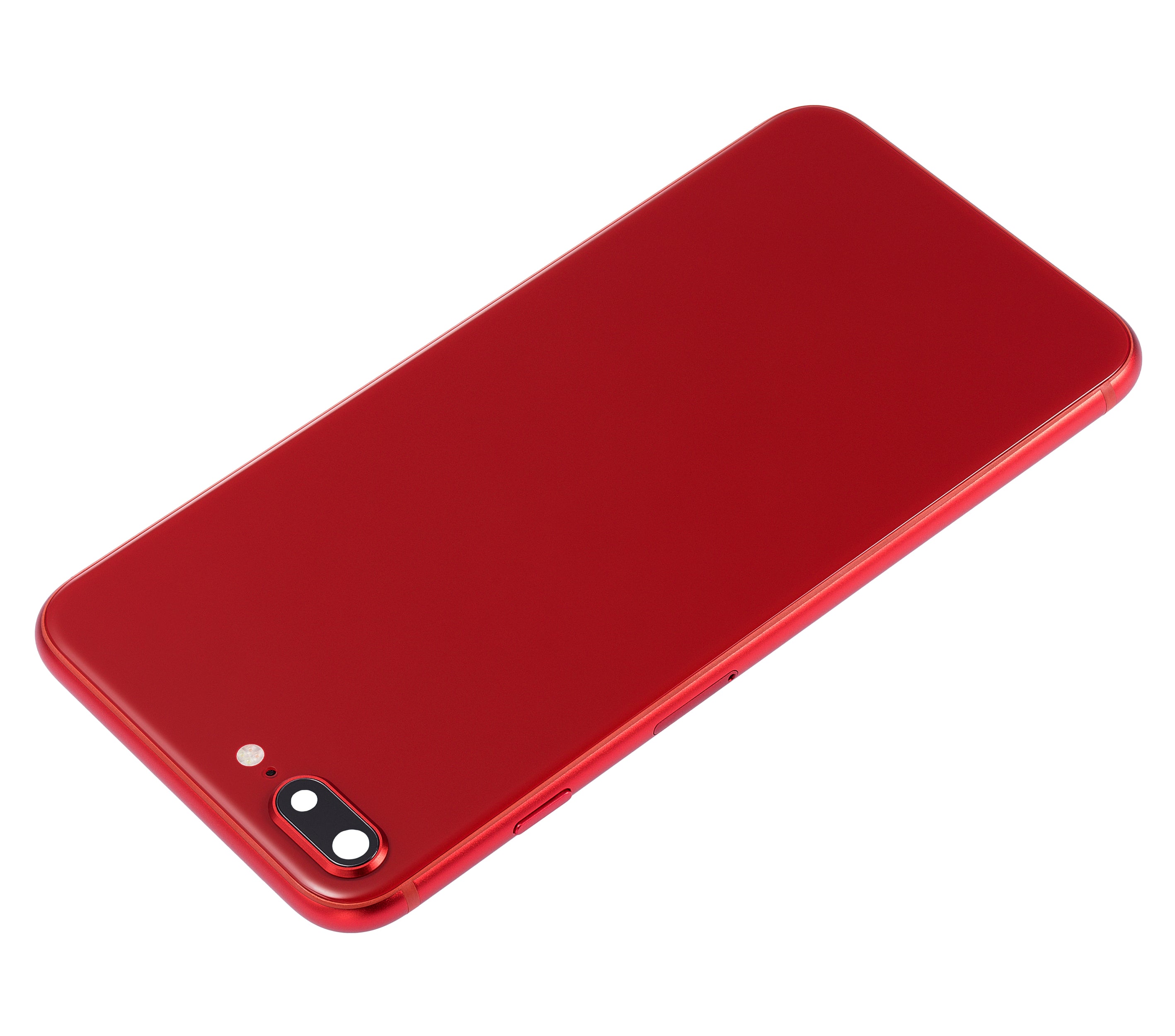 Backcover/Rahmen mit Kleinteilen für iPhone 8 Plus (ohne Logo) Rot Aftermarket P