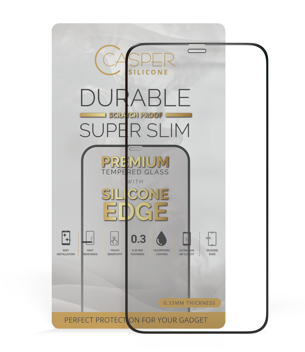 Casper Silicone Tempered Glass für iPhone XS Max / 11 Pro Max (Retail Pack) (Clear)