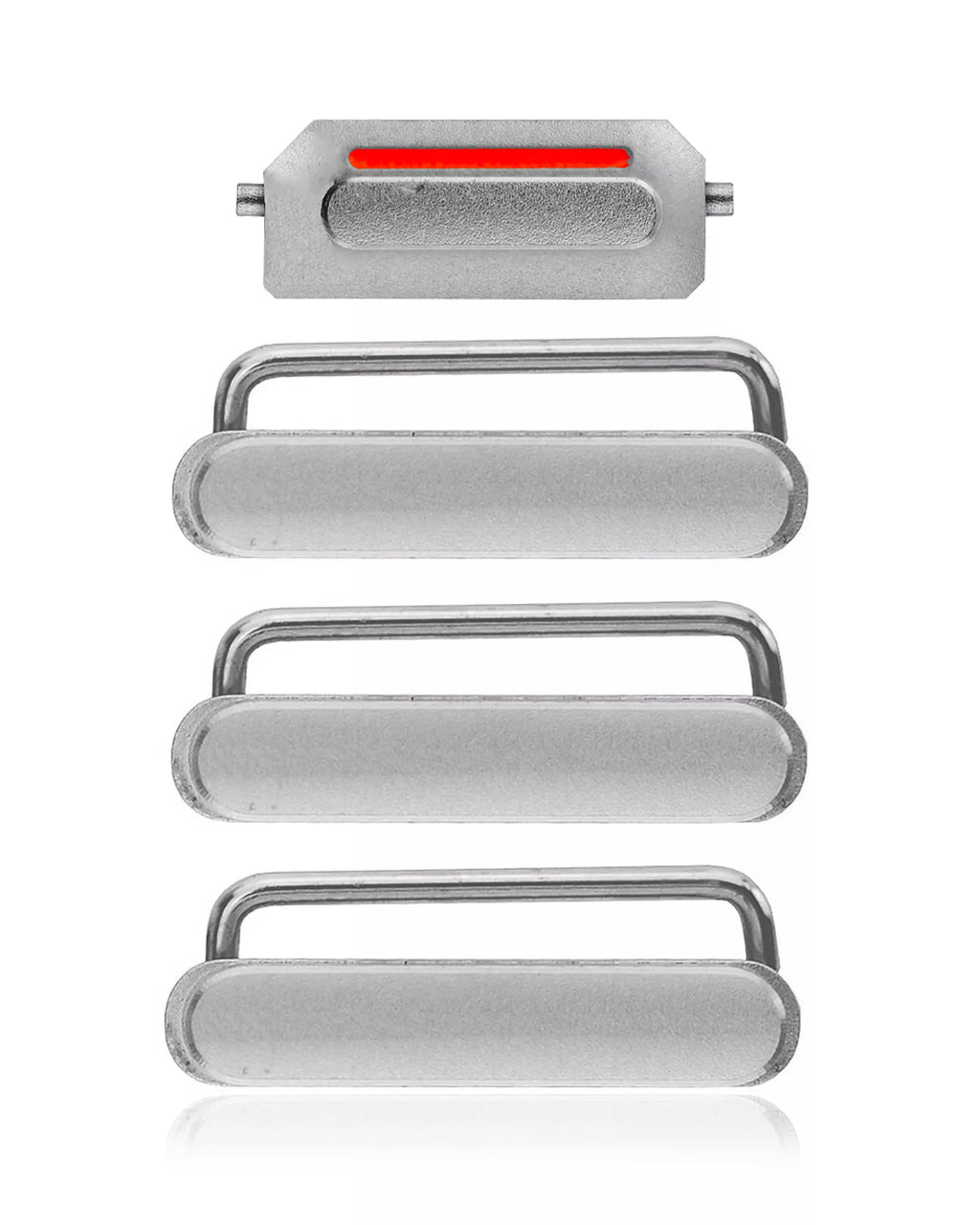 Harttasten (Power / Lautstärke / Schalter) für iPhone 6 / 6 Plus (Silber)