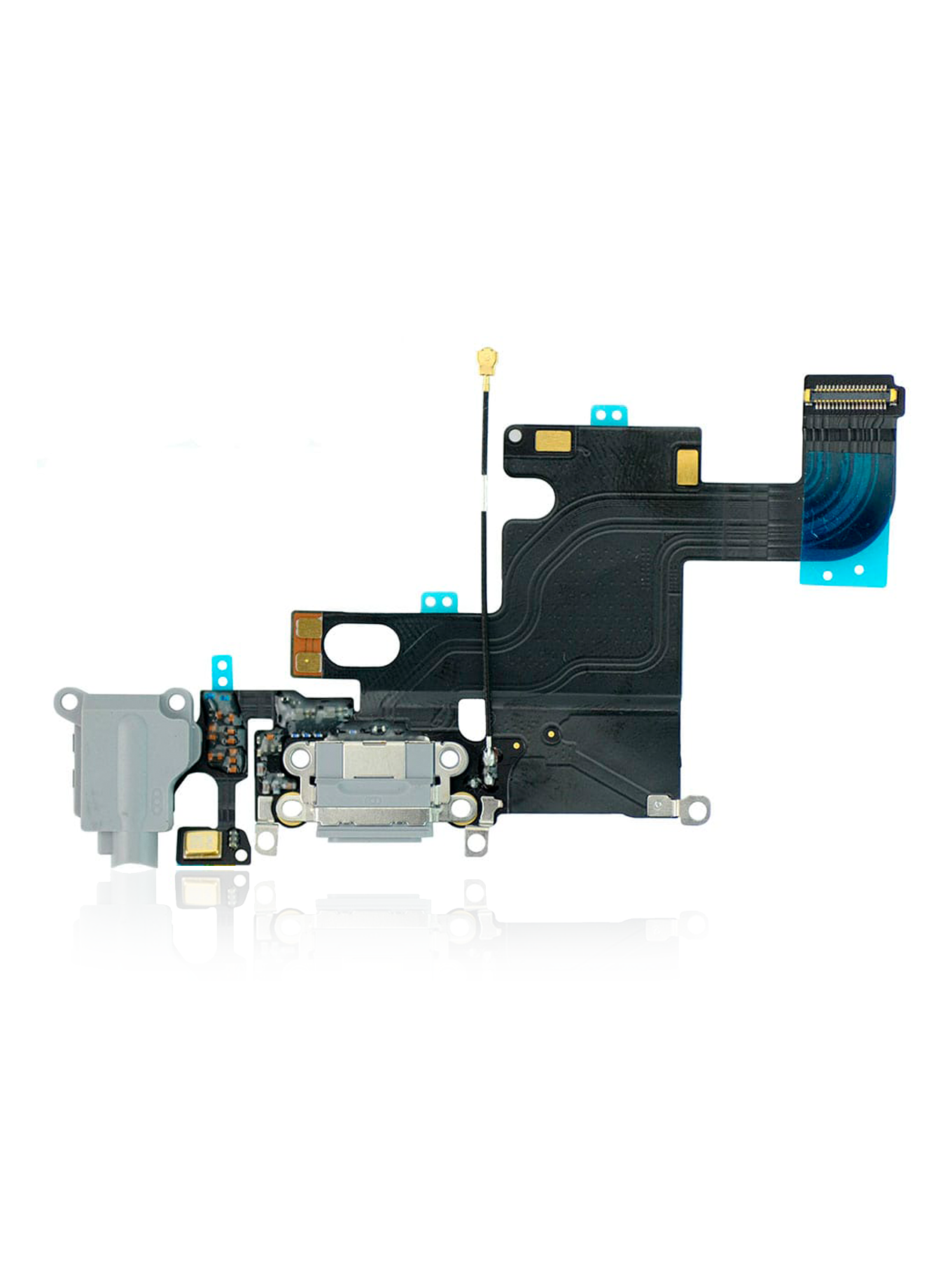Ladebuchse Flex Cable für iPhone 6 (gebrauchter OEM-Ausbau, Qualität A) (Grau)