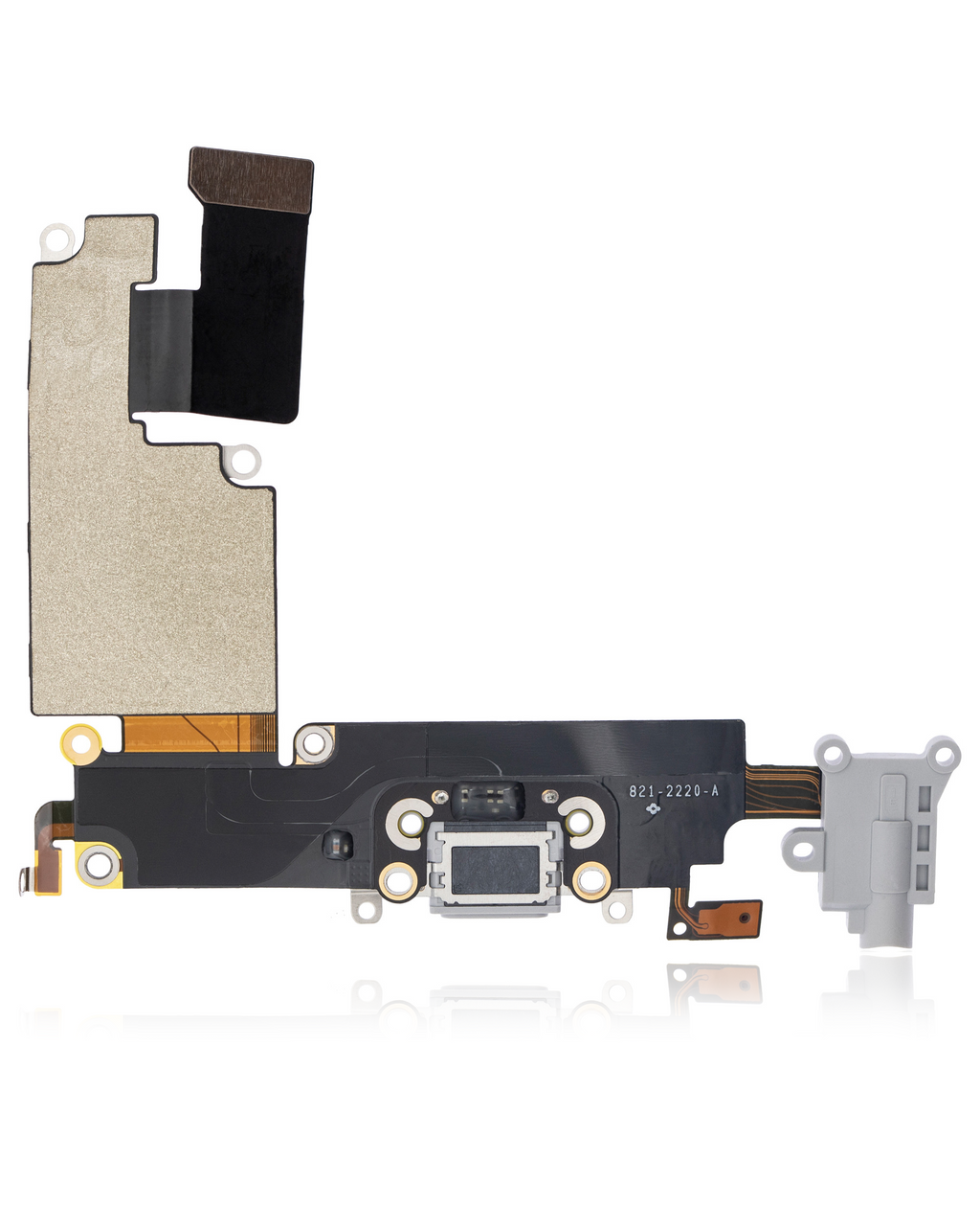 Charging Port Flex Cable for iPhone 6 Plus (Premium) (Silver)