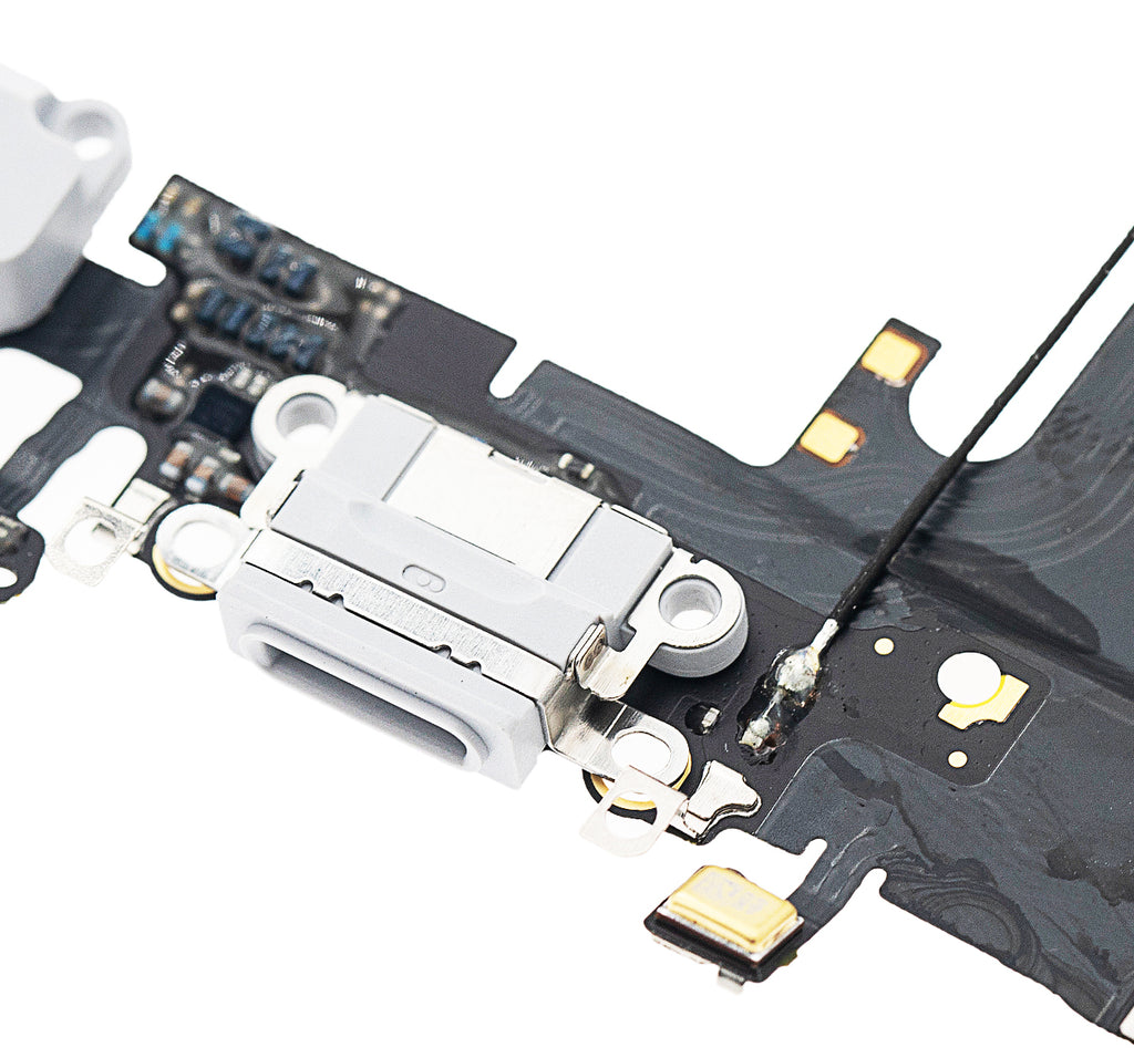 Charging Port Flex Cable for iPhone 6S (Premium) (Silver)