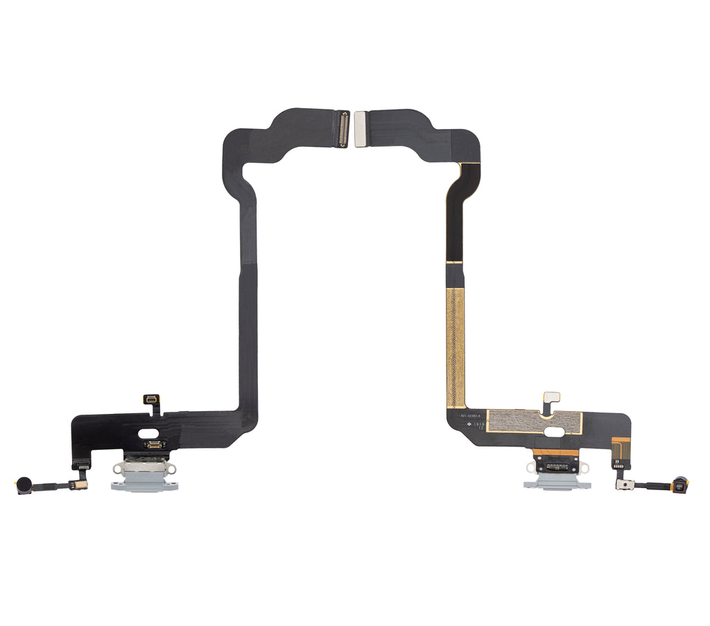Charging Port Flex Cable for iPhone XS (Premium) (Silver)