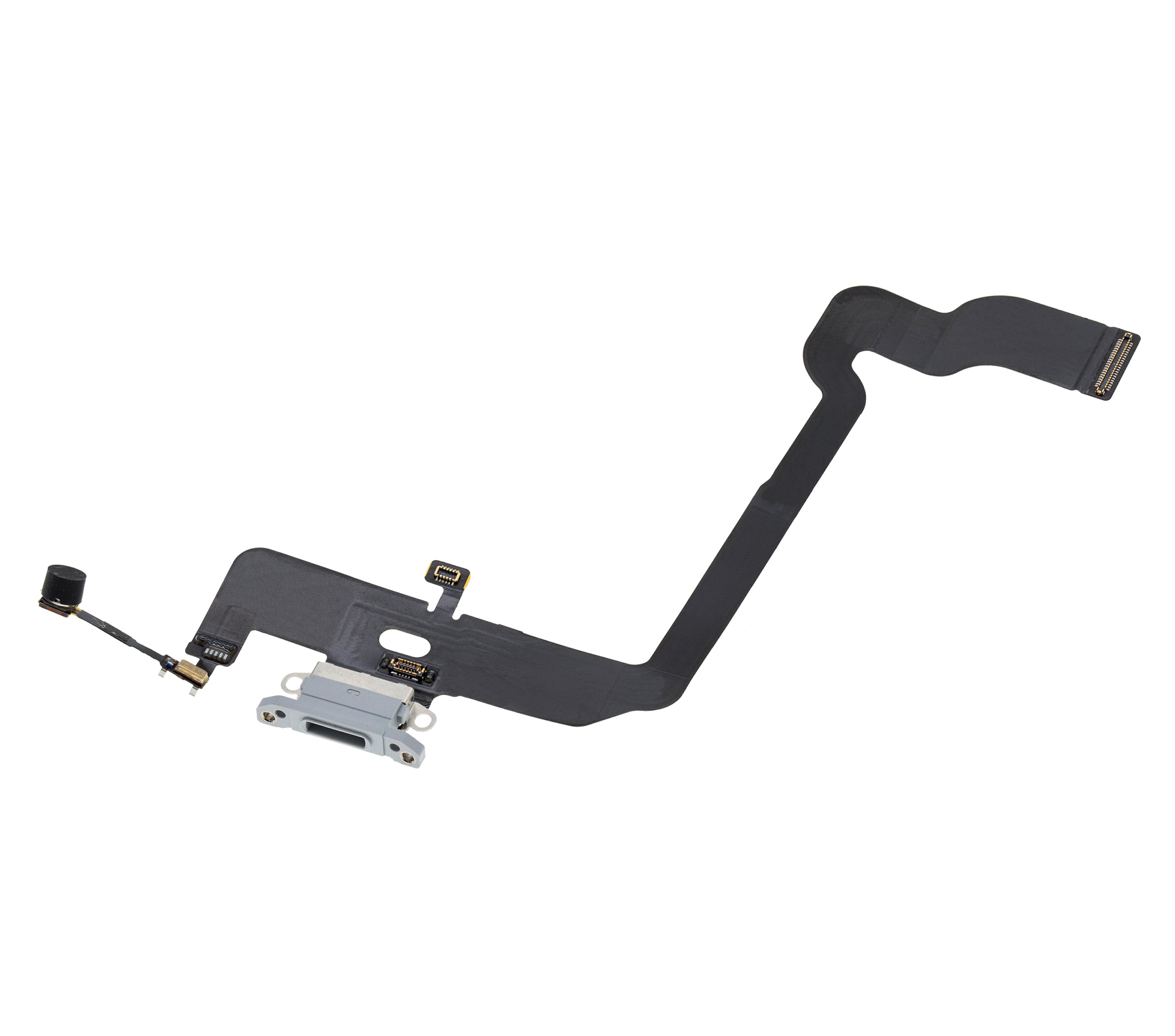 Charging Port Flex Cable for iPhone XS (Premium) (Silver)