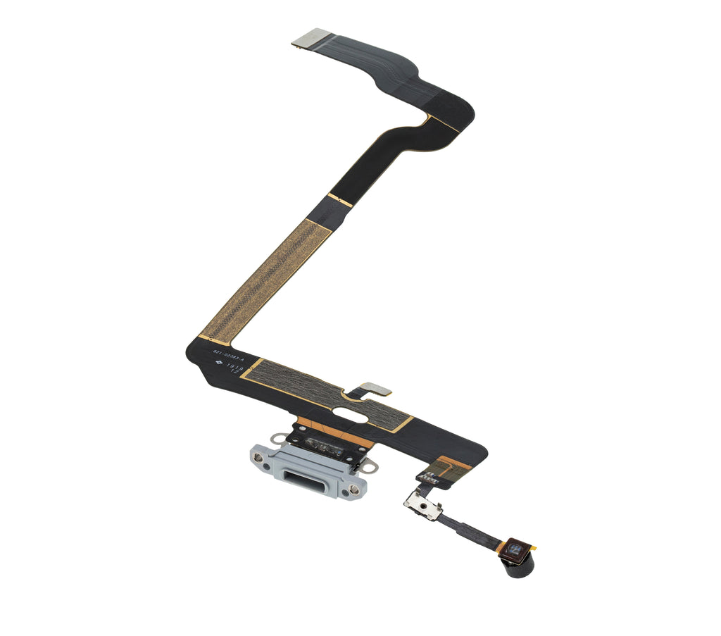 Charging Port Flex Cable for iPhone XS (Premium) (Silver)