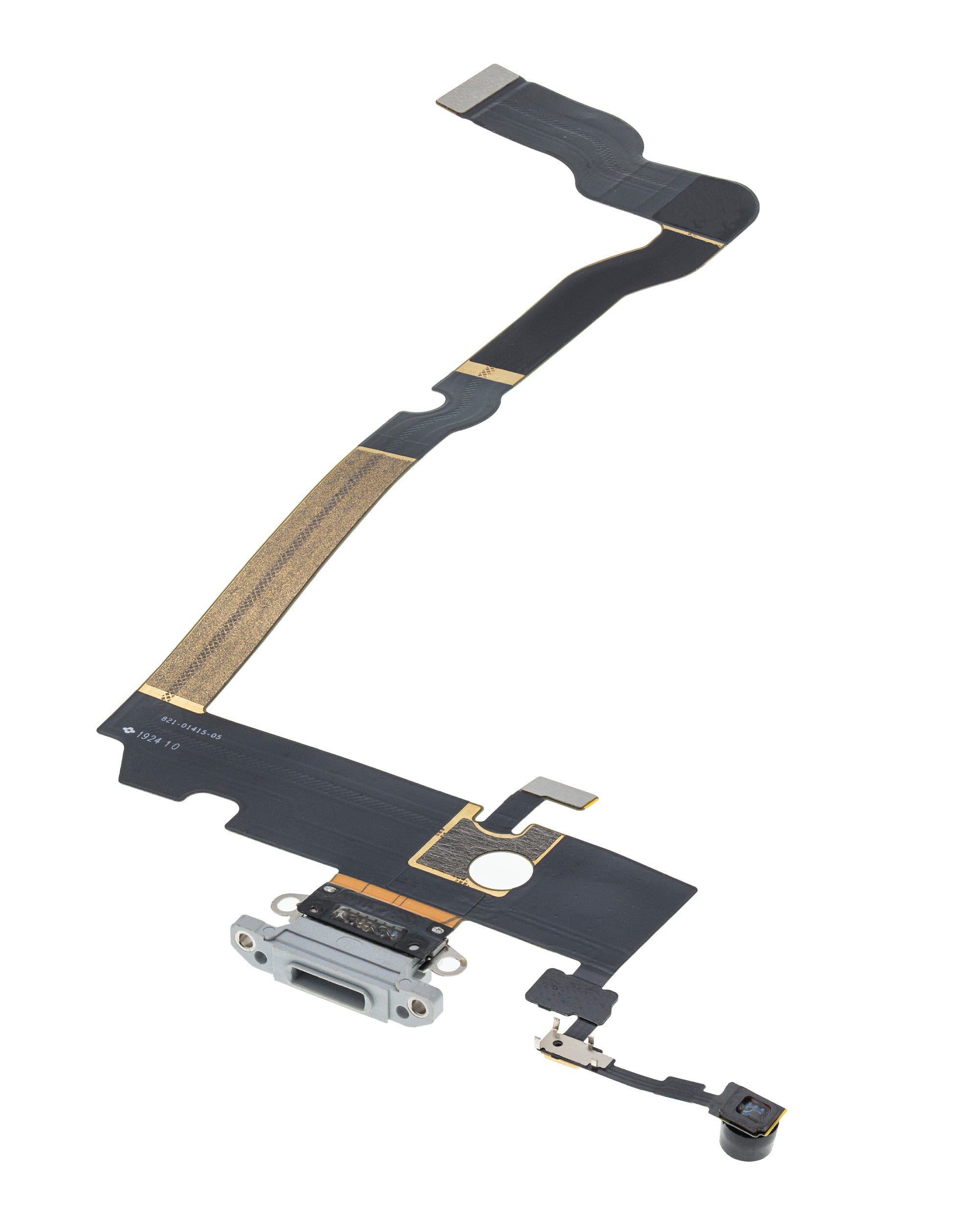 Charging Port Flex Cable for iPhone XS Max (Premium) (Silver)