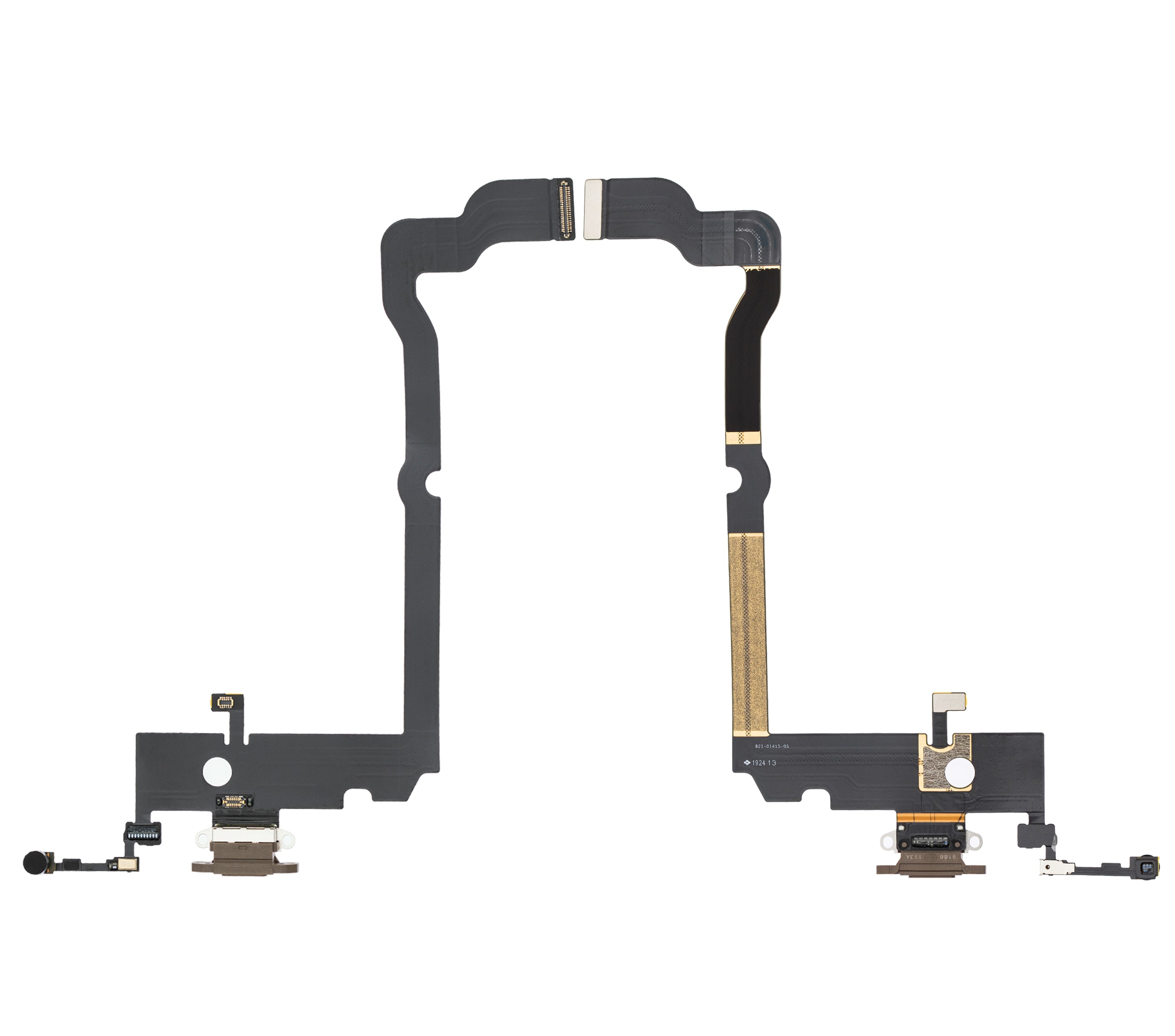 Charging Port Flex Cable for iPhone XS Max (Premium) (Gold)