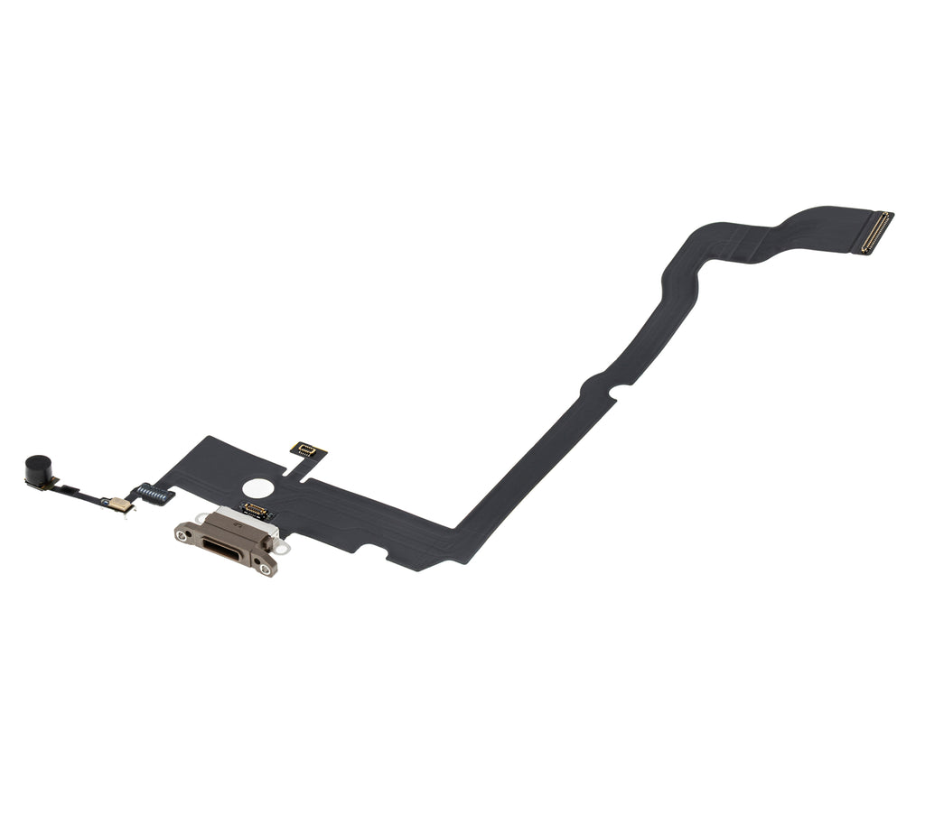 Charging Port Flex Cable for iPhone XS Max (Premium) (Gold)