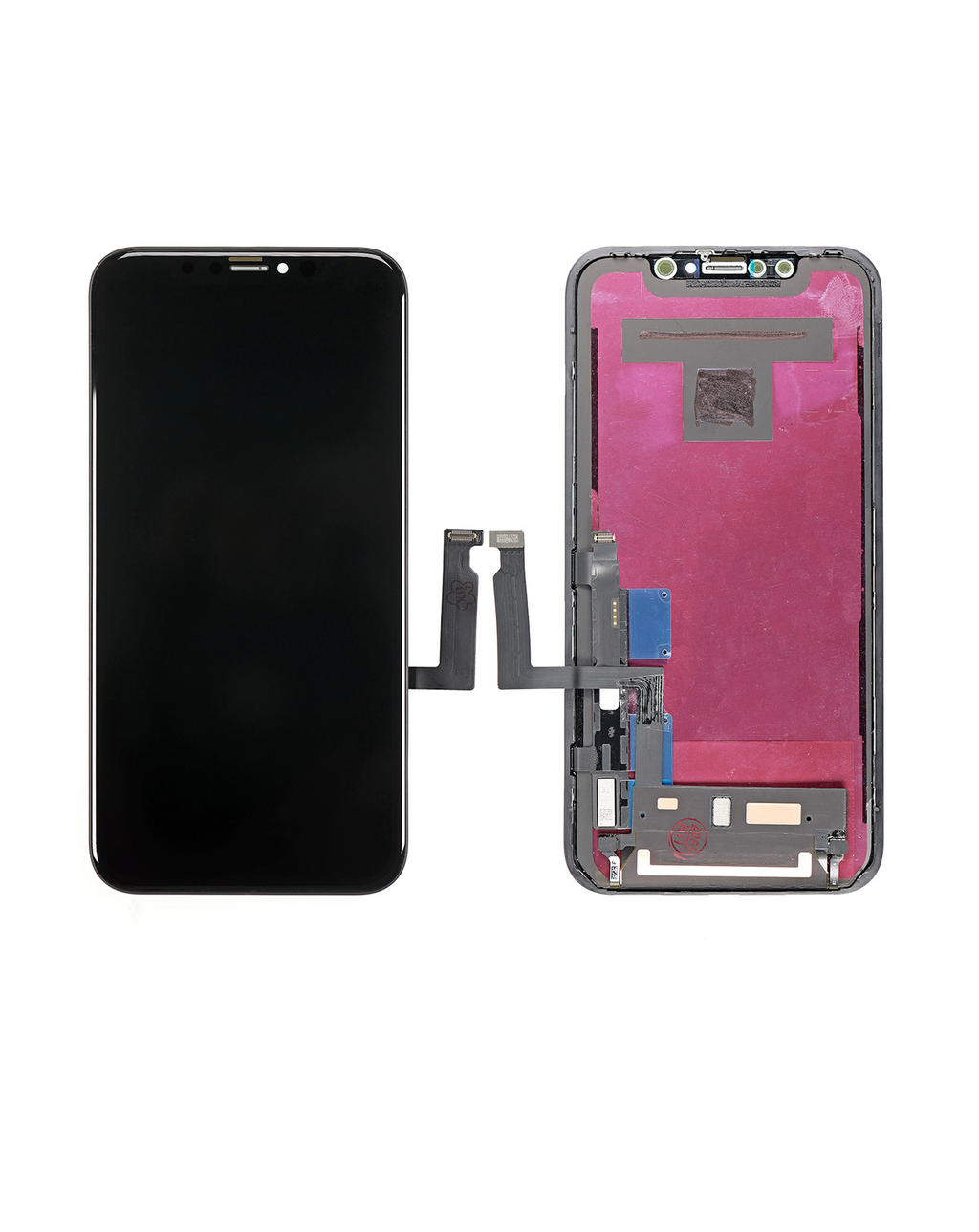 LCD-Display mit Stahlplatte Pre-Installed für iPhone XR (Aftermarket Plus: COF)