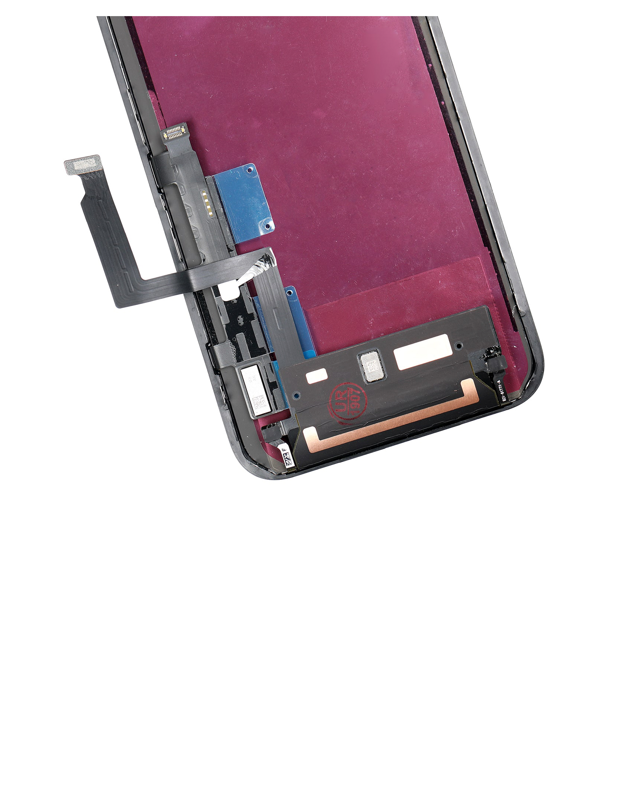LCD-Display mit Stahlplatte Pre-Installed für iPhone XR (Aftermarket Plus: COF)