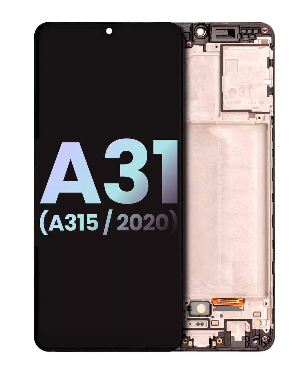 OLED-Display mit Rahmen Samsung Galaxy A31 Service Pack