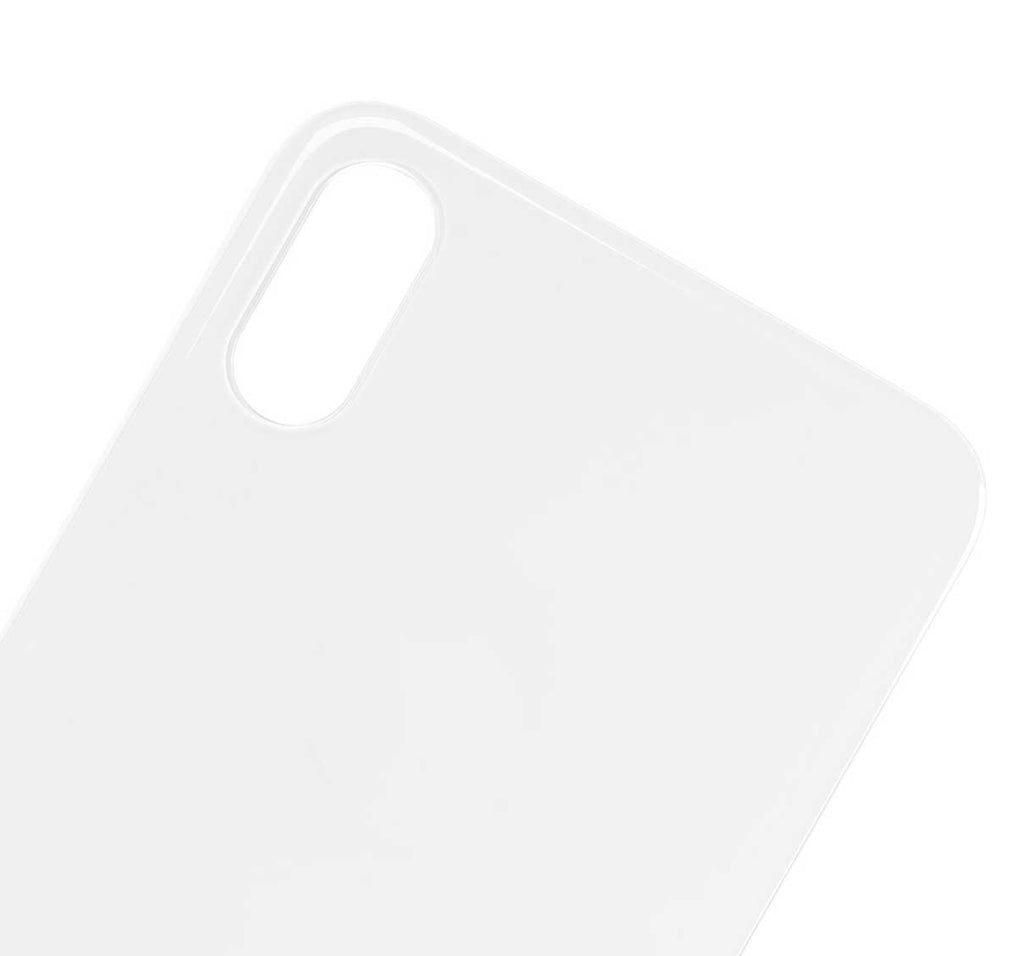Back Cover for iPhone XS, No Logo, Silver