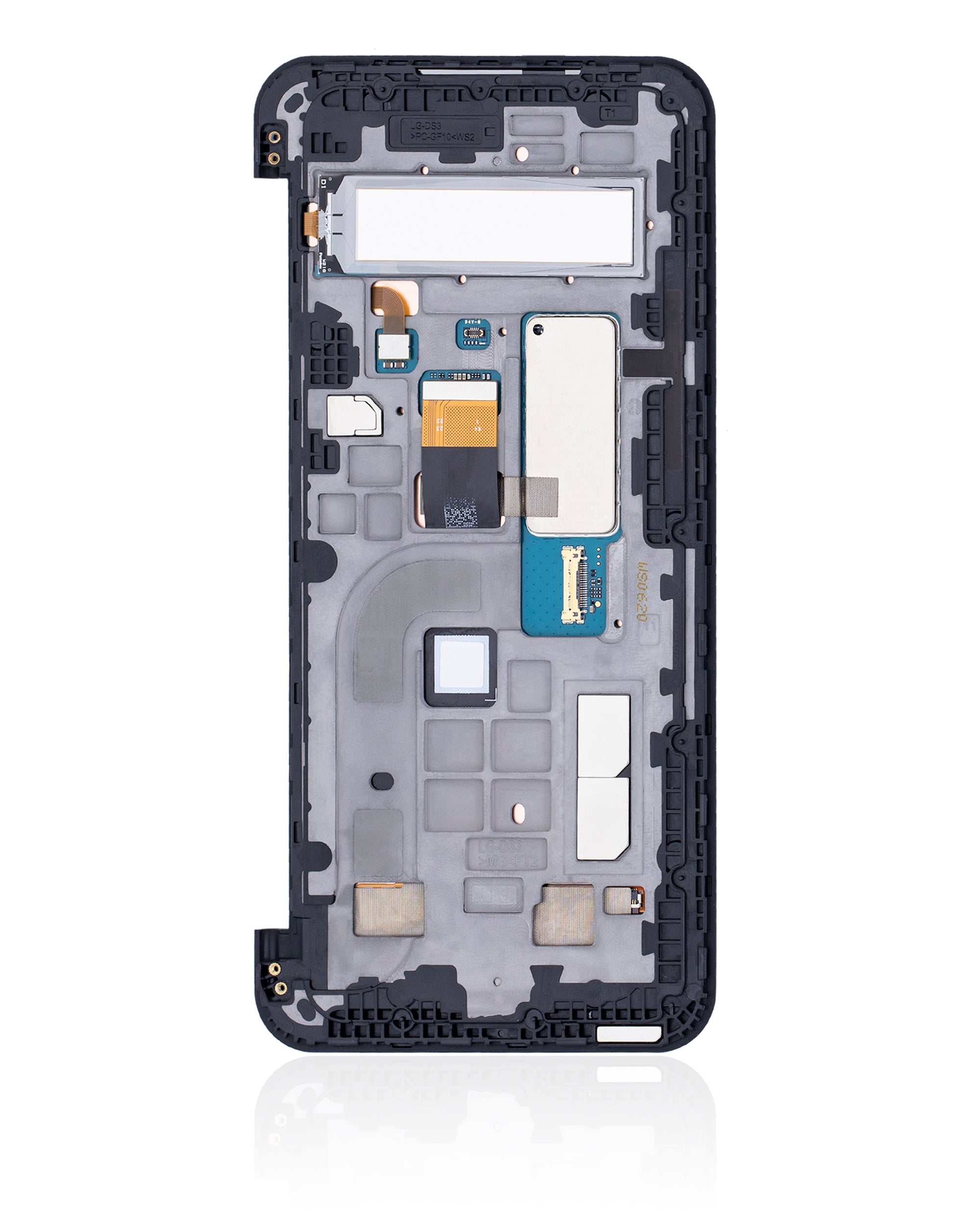 Zweitdisplay OLED mit Rahmen LG V60 ThinQ 5G Refurbished