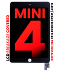 LCD-Display mit Digitizer für iPad Mini 4 Schwarz XO7 Pro
