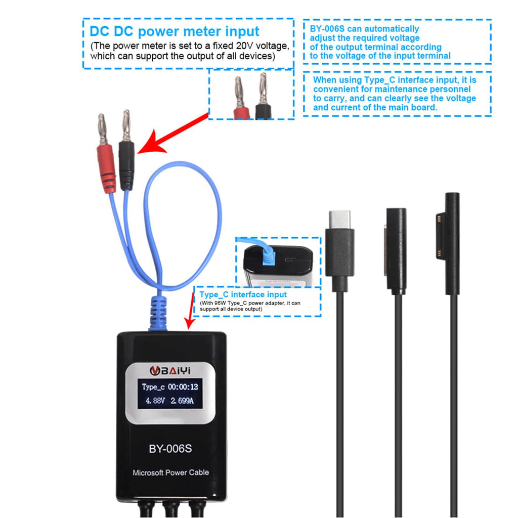 BY-006S Microsoft Surface Power- / Boot-Kabel