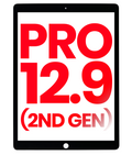 Digitizer for iPad Pro 12.9" 2nd Gen (2017) (Glass separation required) (Aftermarket Plus) (Black)