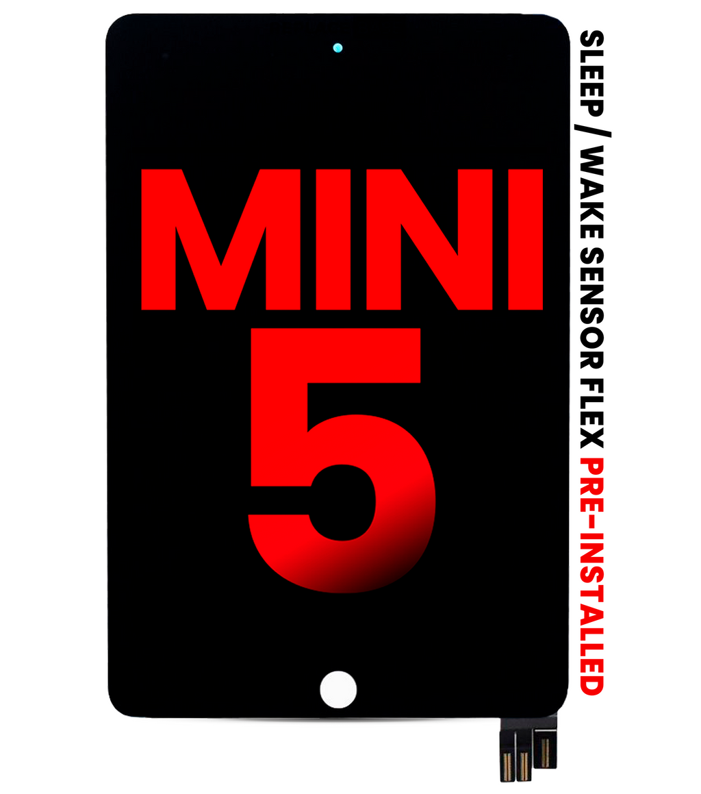iPad Mini 5 LCD-Display mit Digitizer inkl. Flex Schwarz (Aftermarket Plus)