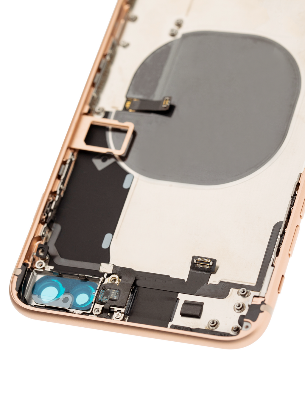 Original Apple-Ausbau B gebraucht – iPhone 8 Plus Backcover/Rahmen Gold
