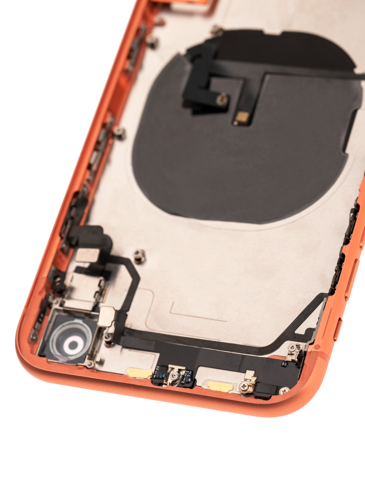 Original Apple-Ausbau B gebraucht – iPhone XR Backcover/Rahmen Coral