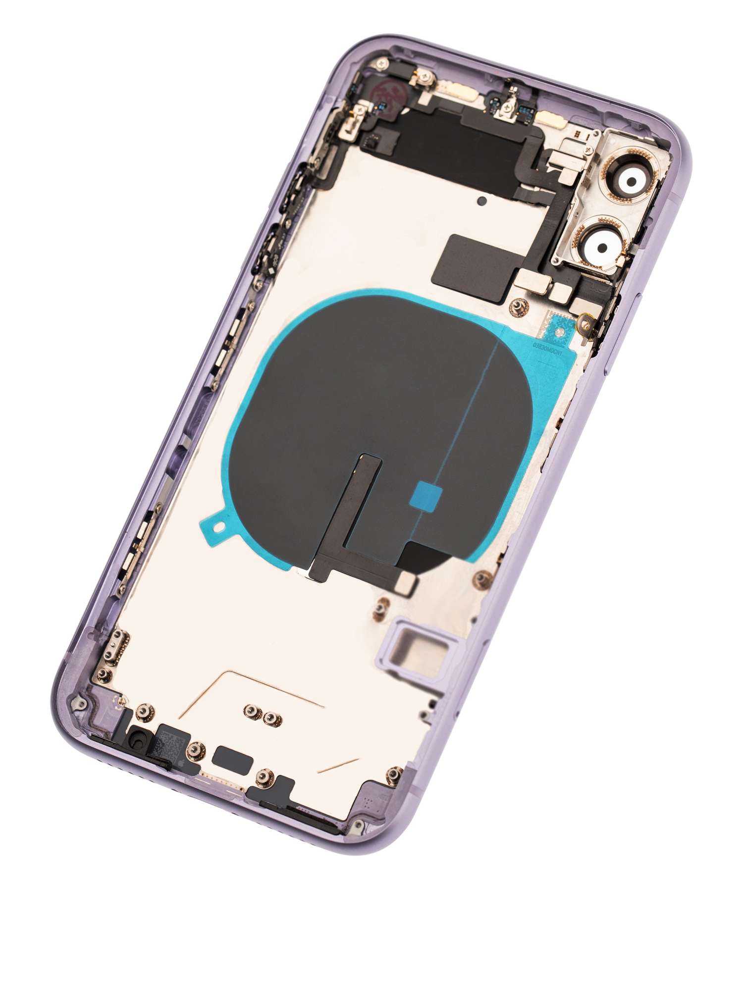Original Apple-Ausbau A gebraucht – iPhone 11 Backcover/Rahmen Violett