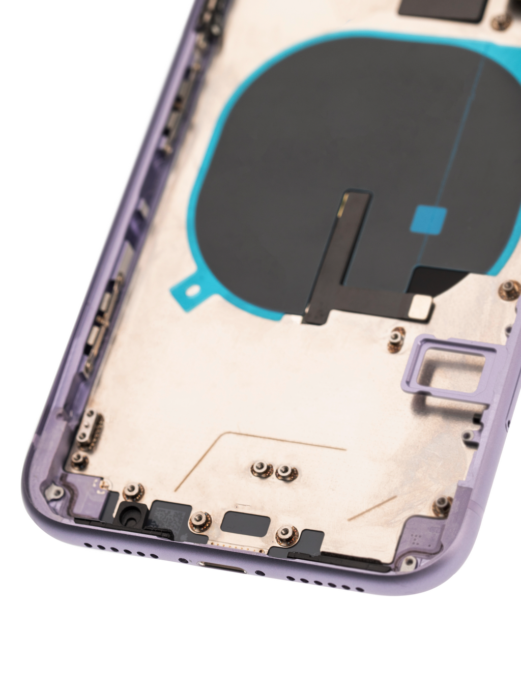 Original Apple-Ausbau A gebraucht – iPhone 11 Backcover/Rahmen Violett