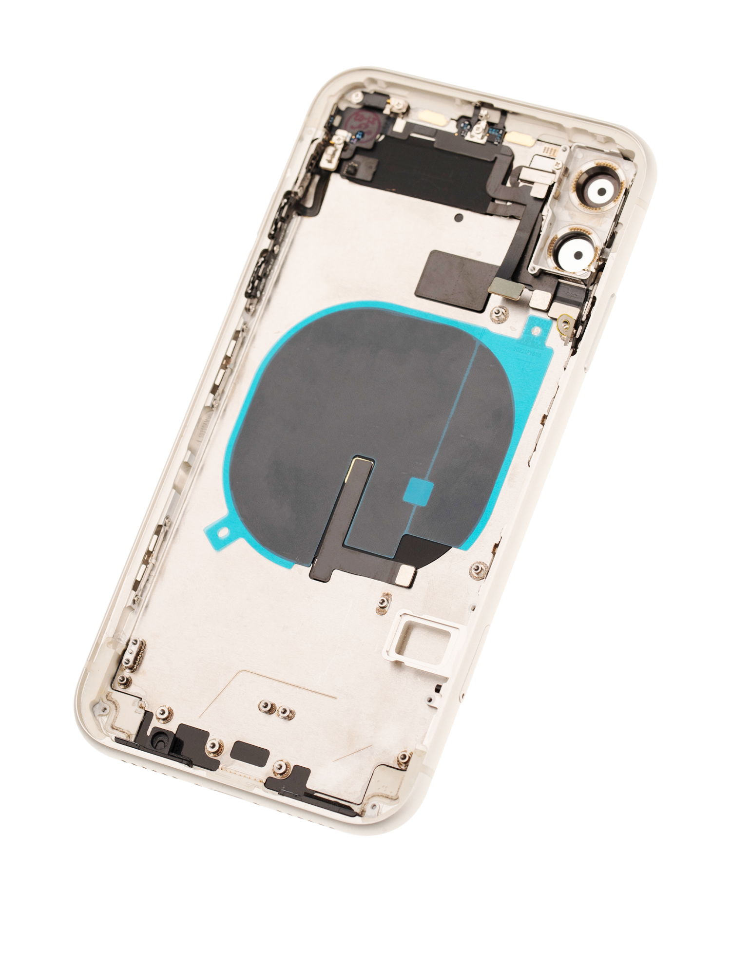 Original Apple-Ausbau C gebraucht – iPhone 11 Backcover/Rahmen Weiß