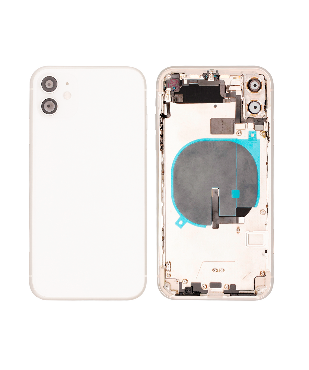 Original Apple-Ausbau C gebraucht – iPhone 11 Backcover/Rahmen Weiß