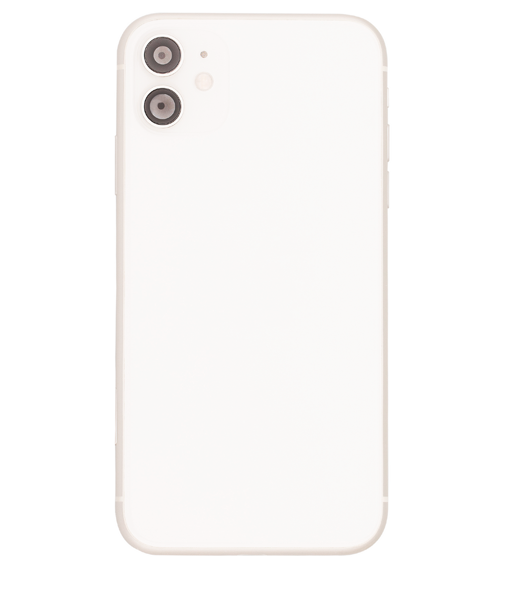 Original Apple-Ausbau C gebraucht – iPhone 11 Backcover/Rahmen Weiß