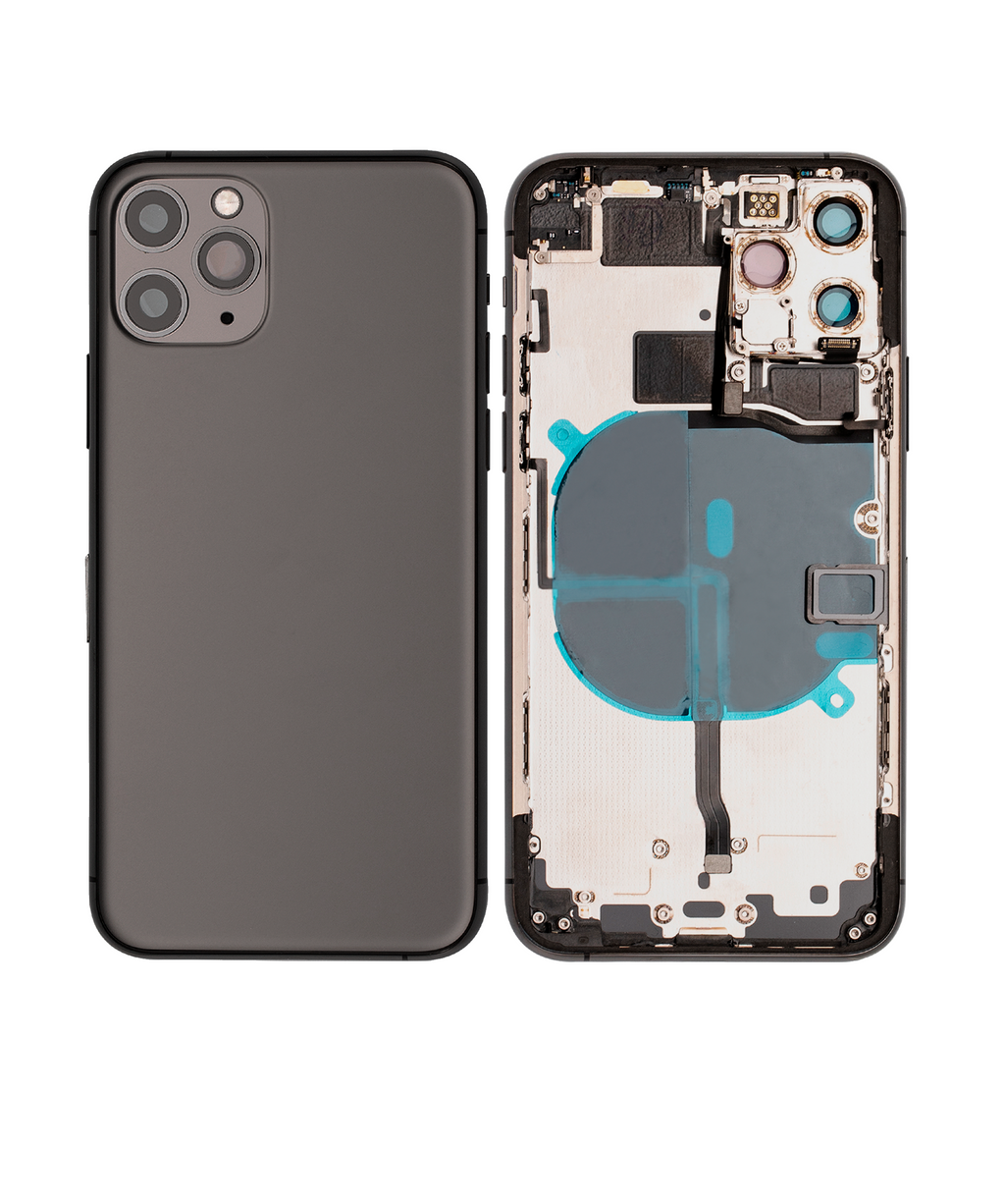 Original Apple-Ausbau A gebraucht – iPhone 11 Pro Backcover/Rahmen Space Grau