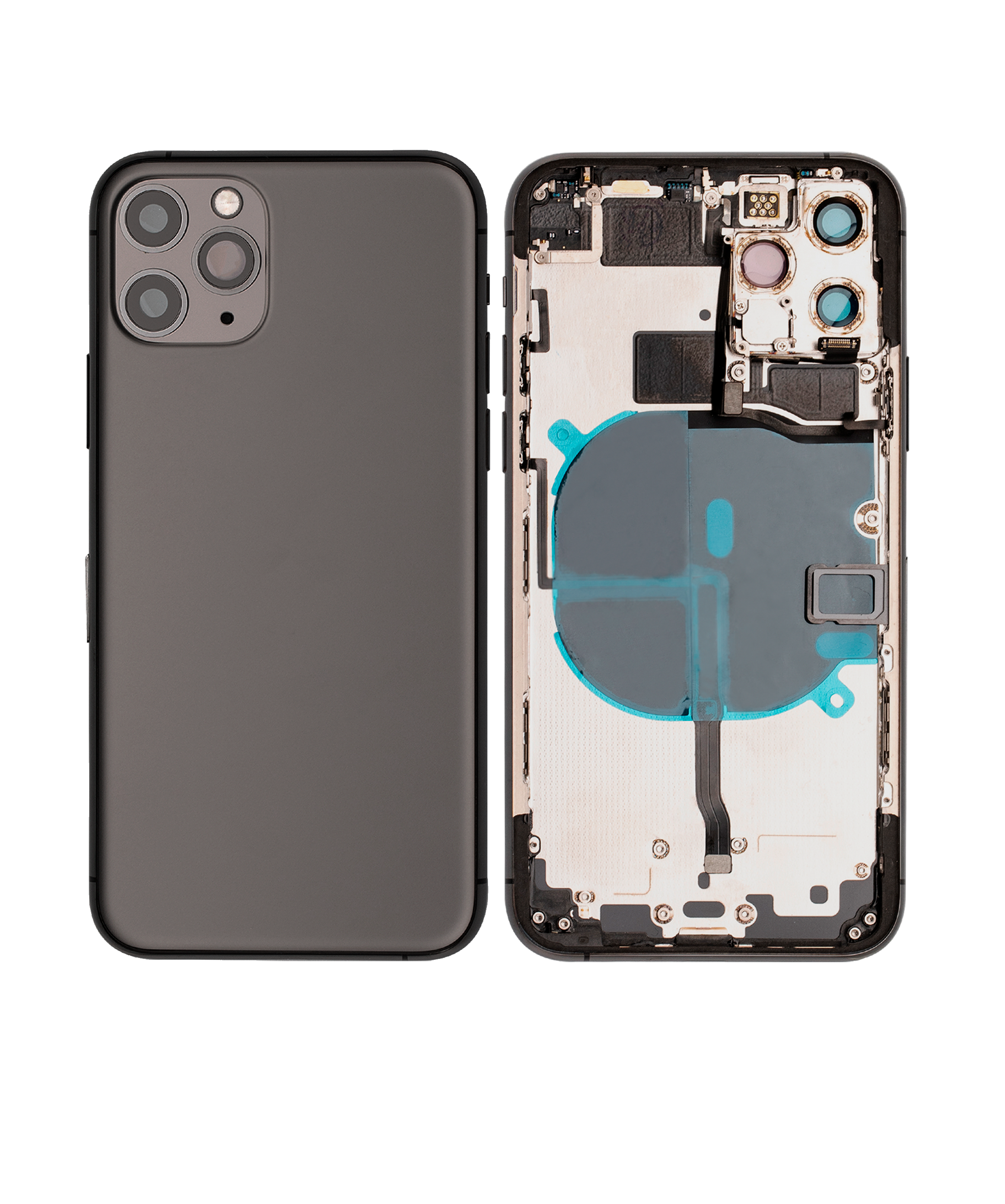 Original Apple-Ausbau A gebraucht – iPhone 11 Pro Backcover/Rahmen Space Grau