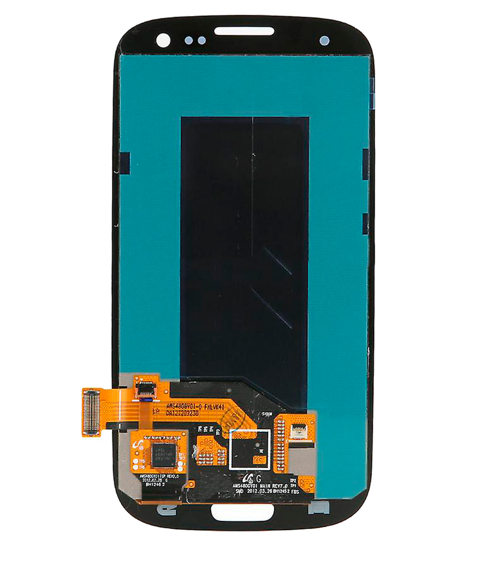 LCD-Display ohne Rahmen für Samsung Galaxy S3 (Refurbished) (Blau)