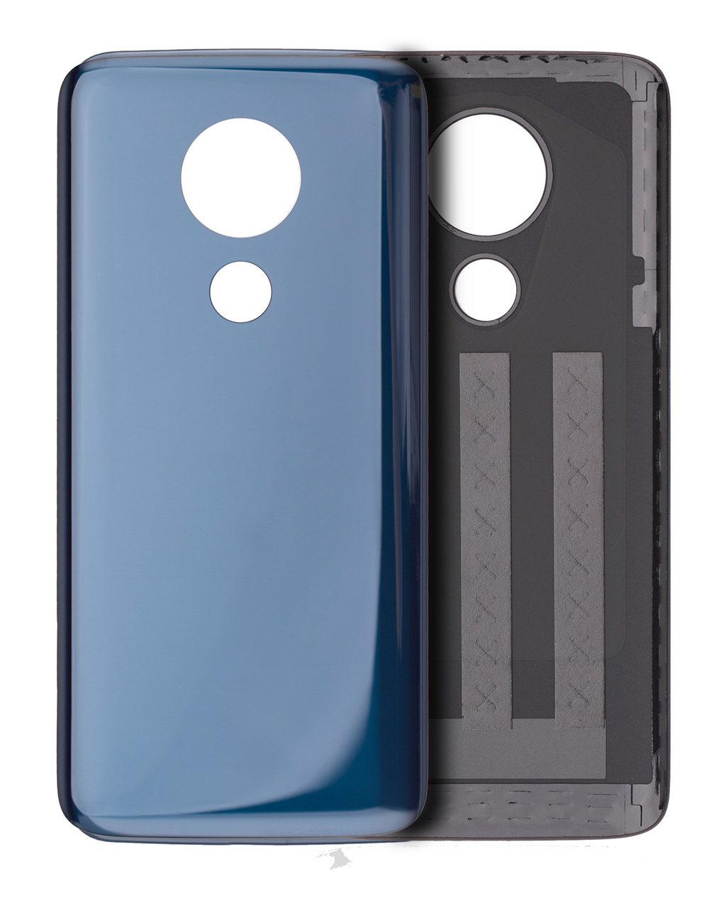 Glass Back Cover for Motorola Moto G7 Power (XT1955 / XT1955-5 / XT1955-6 / XT1955-7 2019) (US Version) (Original OEM) (Marine Blue)