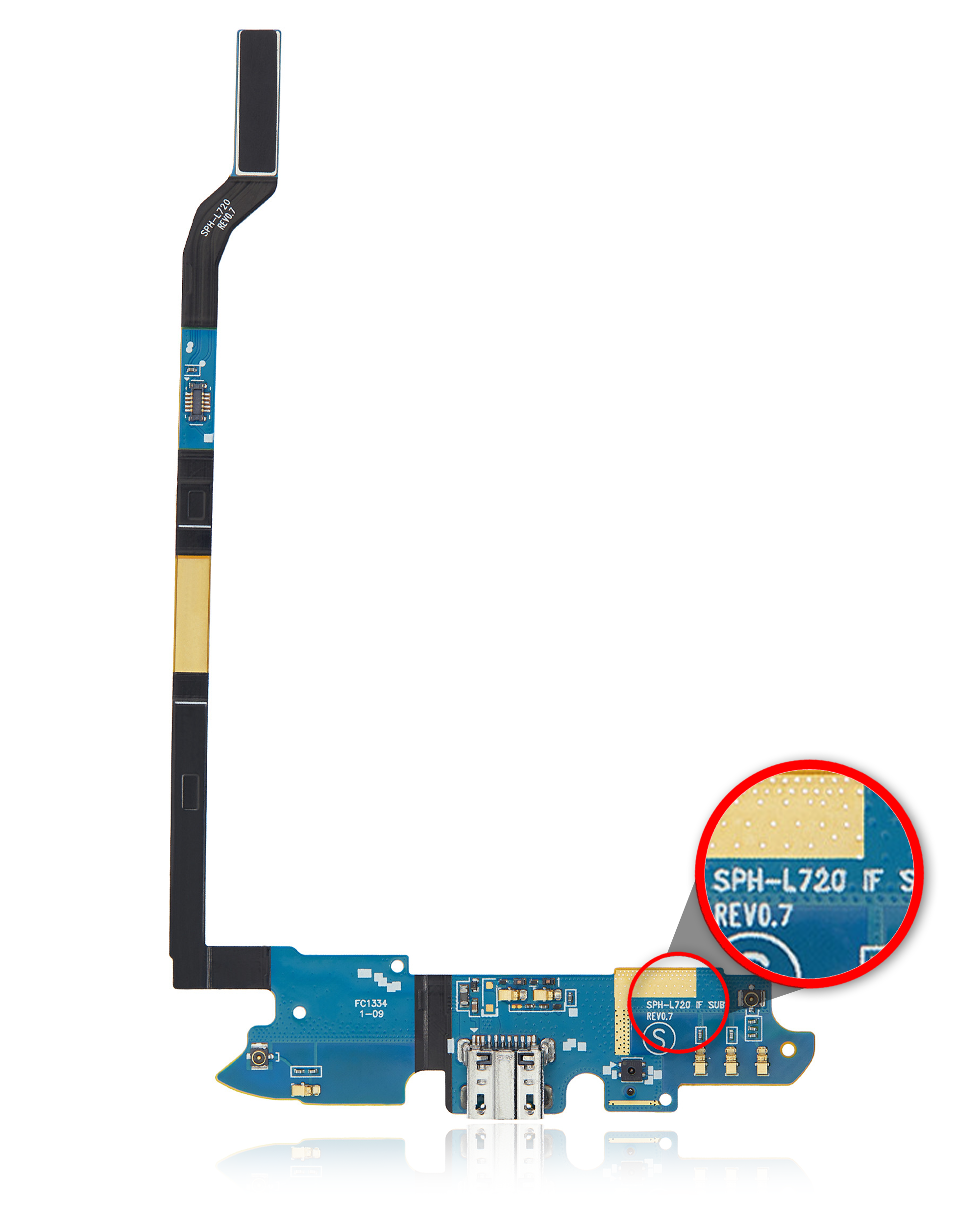 Ladebuchse-Flexkabel für Samsung Galaxy S4 (L720) (Sprint)