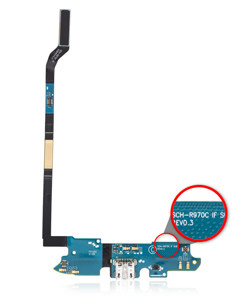 Ladebuchse-Flexkabel für Samsung Galaxy S4 (R970) (US Cellular)