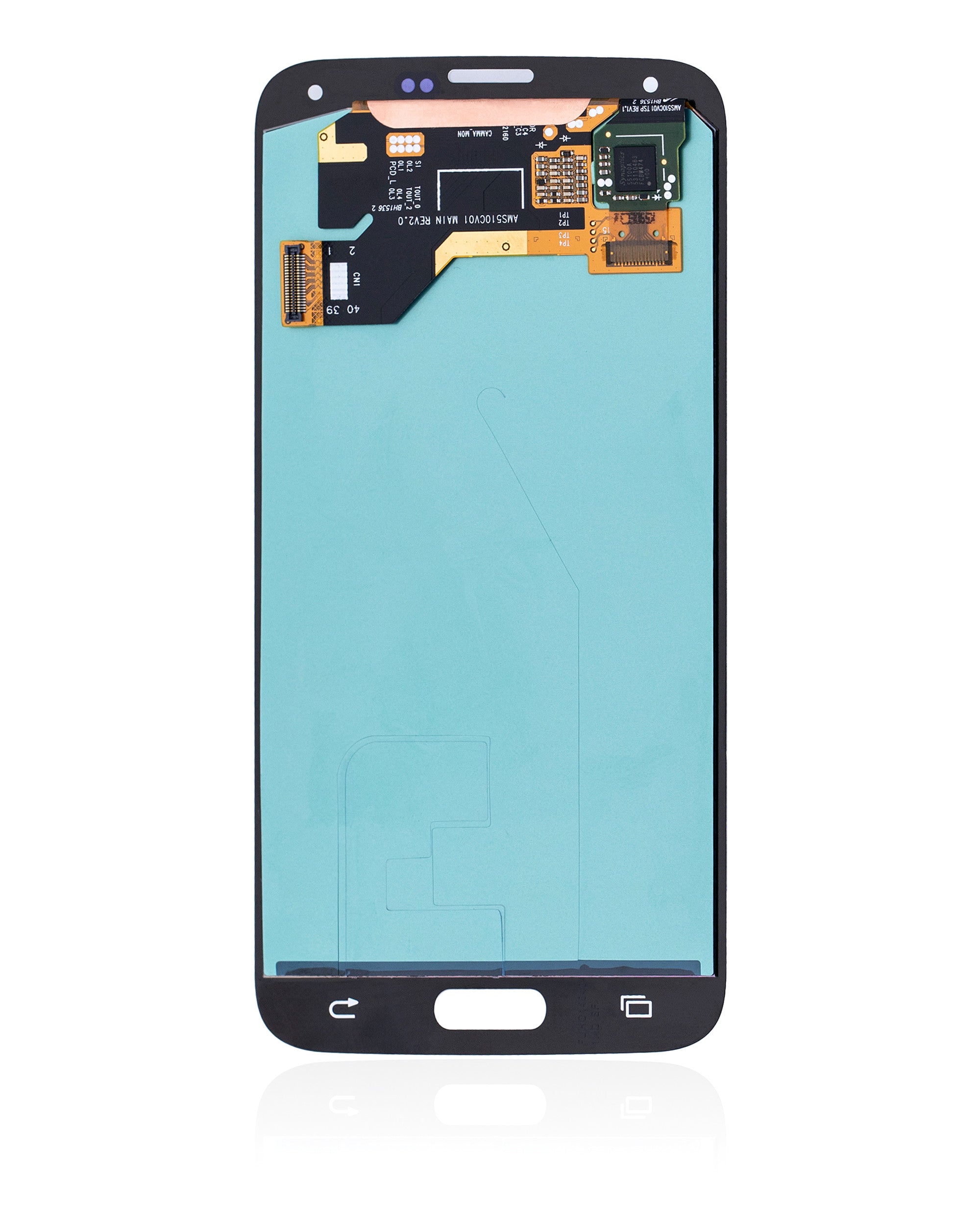 OLED-Display ohne Rahmen für Samsung Galaxy S5 (Service Pack) (Weiß)