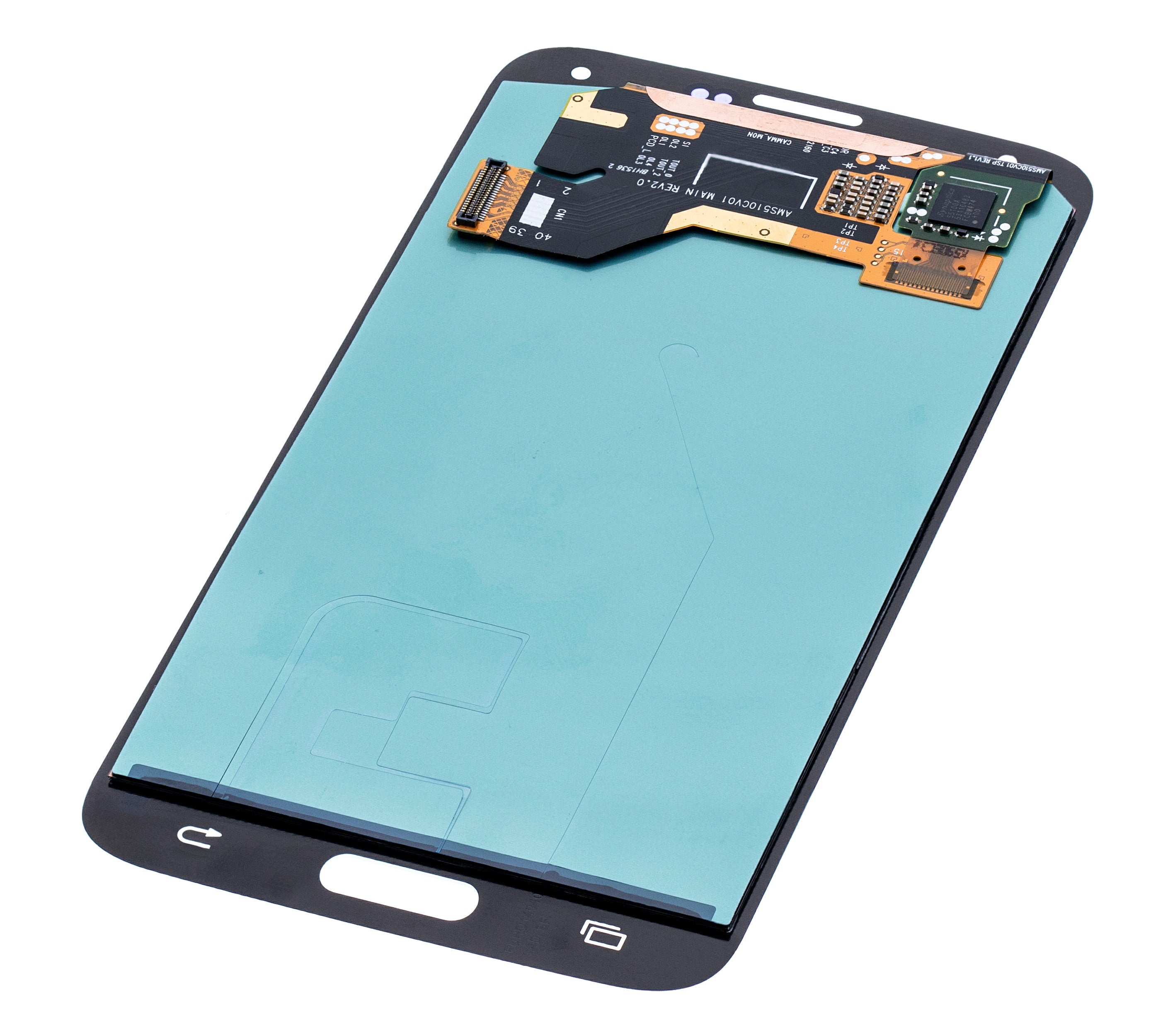 OLED-Display ohne Rahmen für Samsung Galaxy S5 (Service Pack) (Weiß)