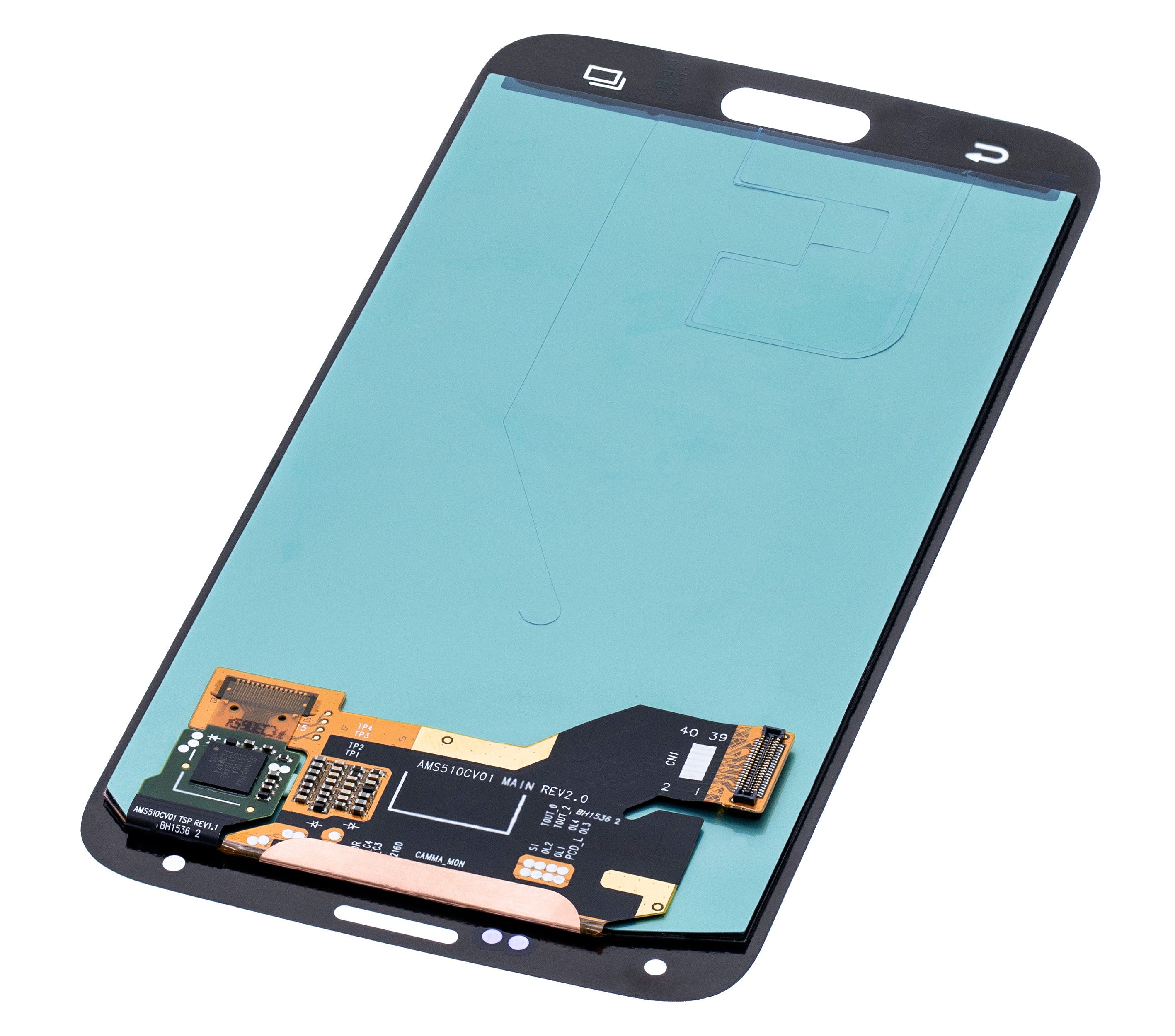 OLED-Display ohne Rahmen für Samsung Galaxy S5 (Service Pack) (Weiß)