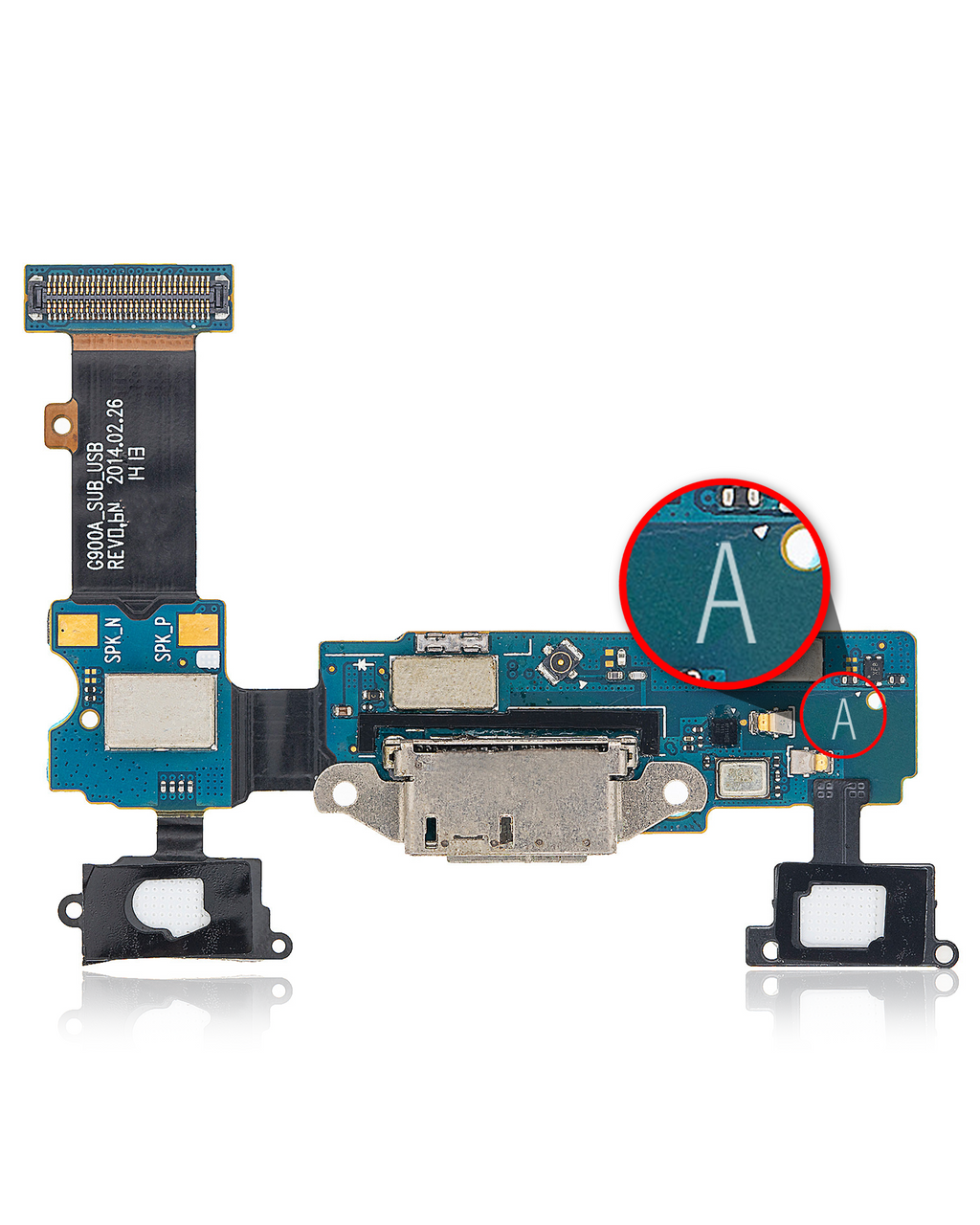 Ladebuchsen-Flexkabel für Samsung Galaxy S5 (G900A) (AT&T)