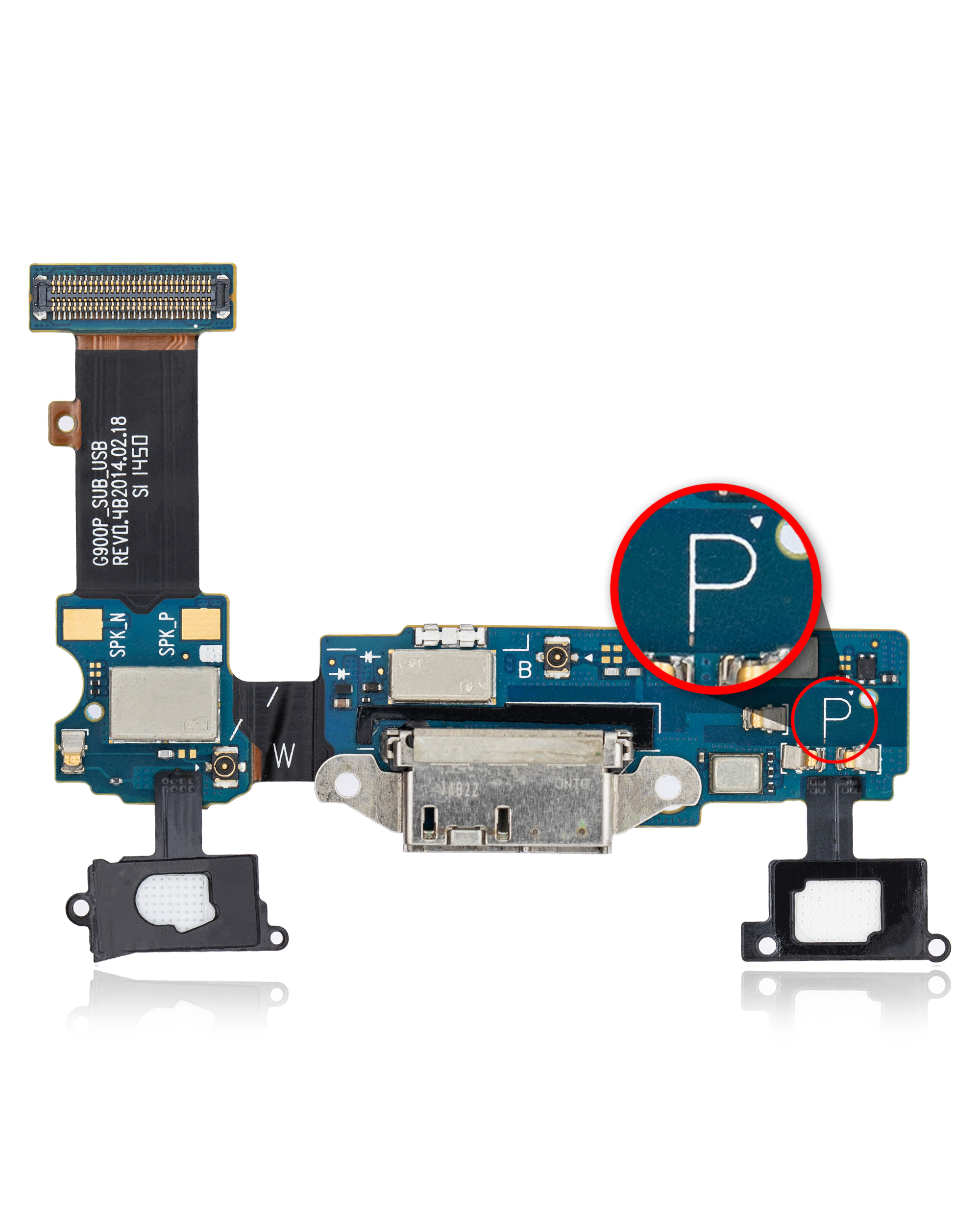 Charging Port Flex Cable for Samsung Galaxy S5 (G900P) (Sprint)