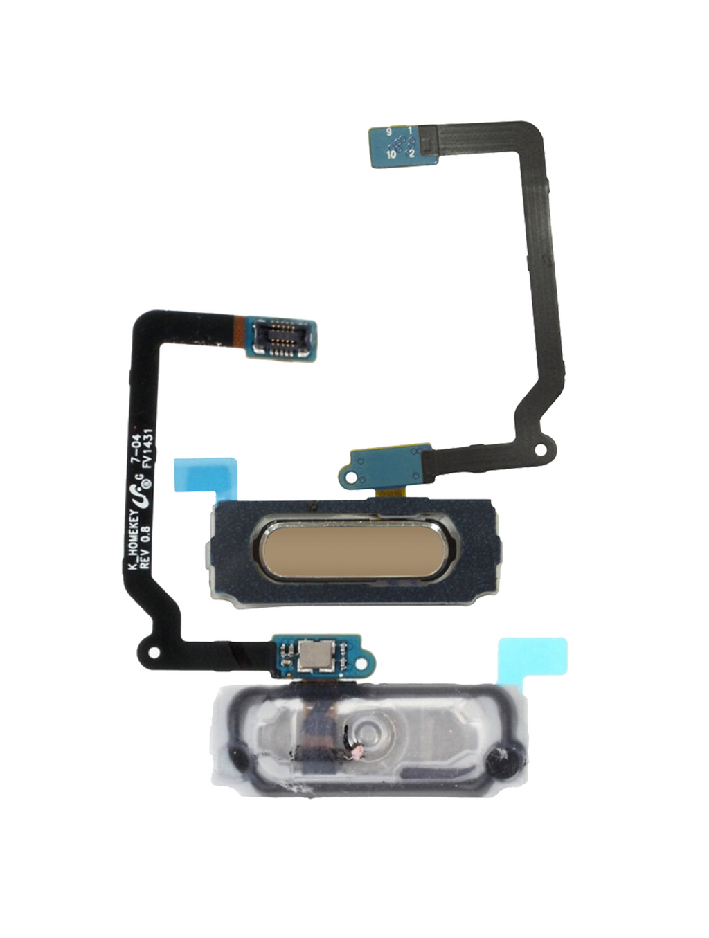Home Button Flex Cable for Samsung Galaxy S5 (Gold)