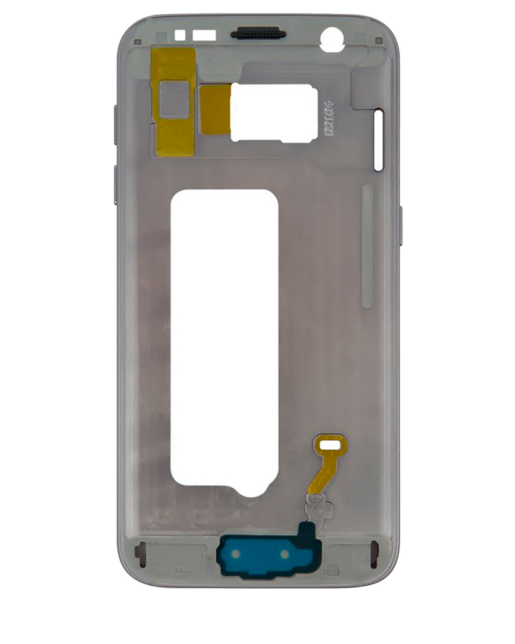 Back Cover/Frame for Samsung Galaxy S7 with Small Parts (Black)