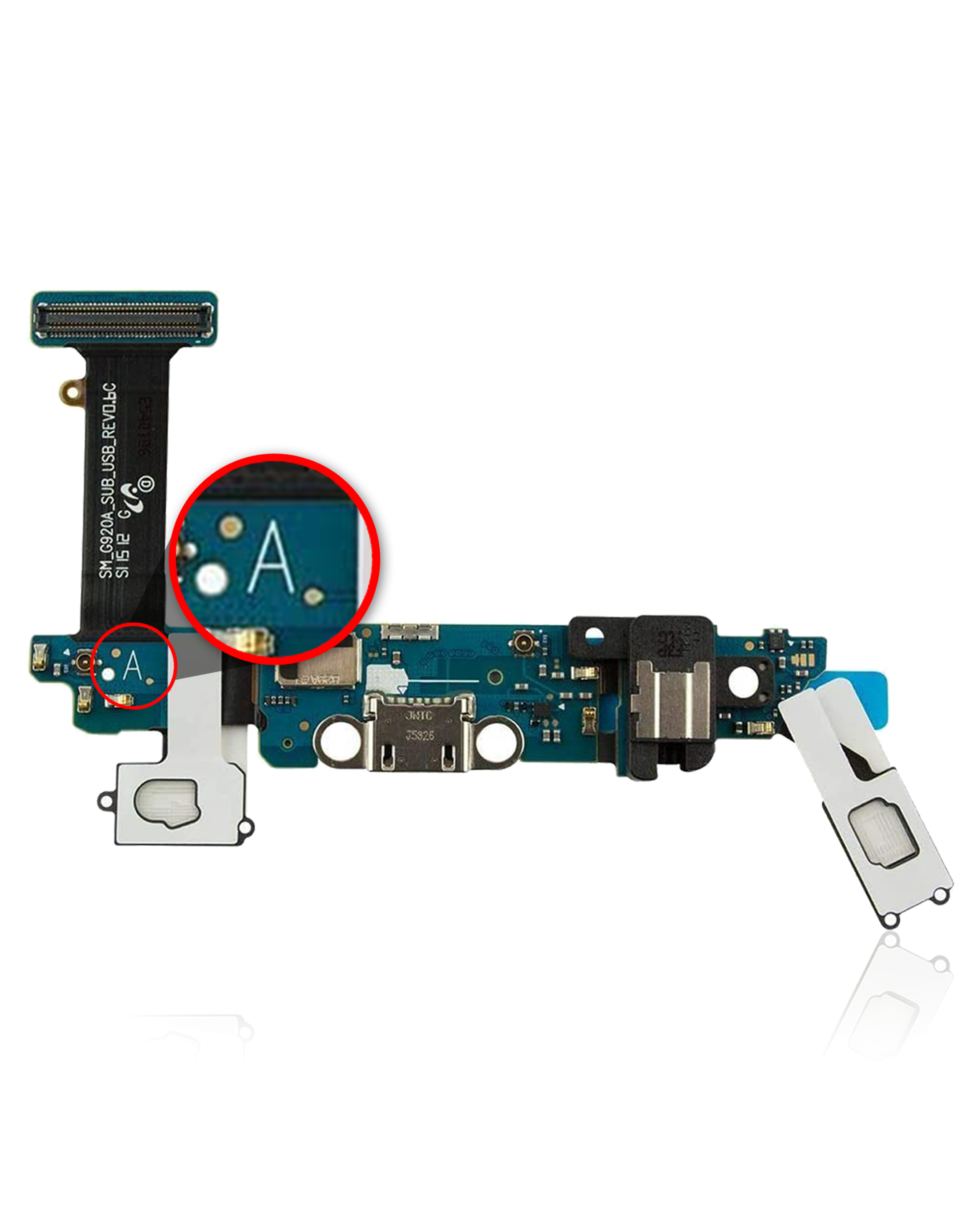 Flexible Charging Port Flex Cable for Samsung Galaxy S6 (G920A / G920W8) (AT&T / Bell Canada)