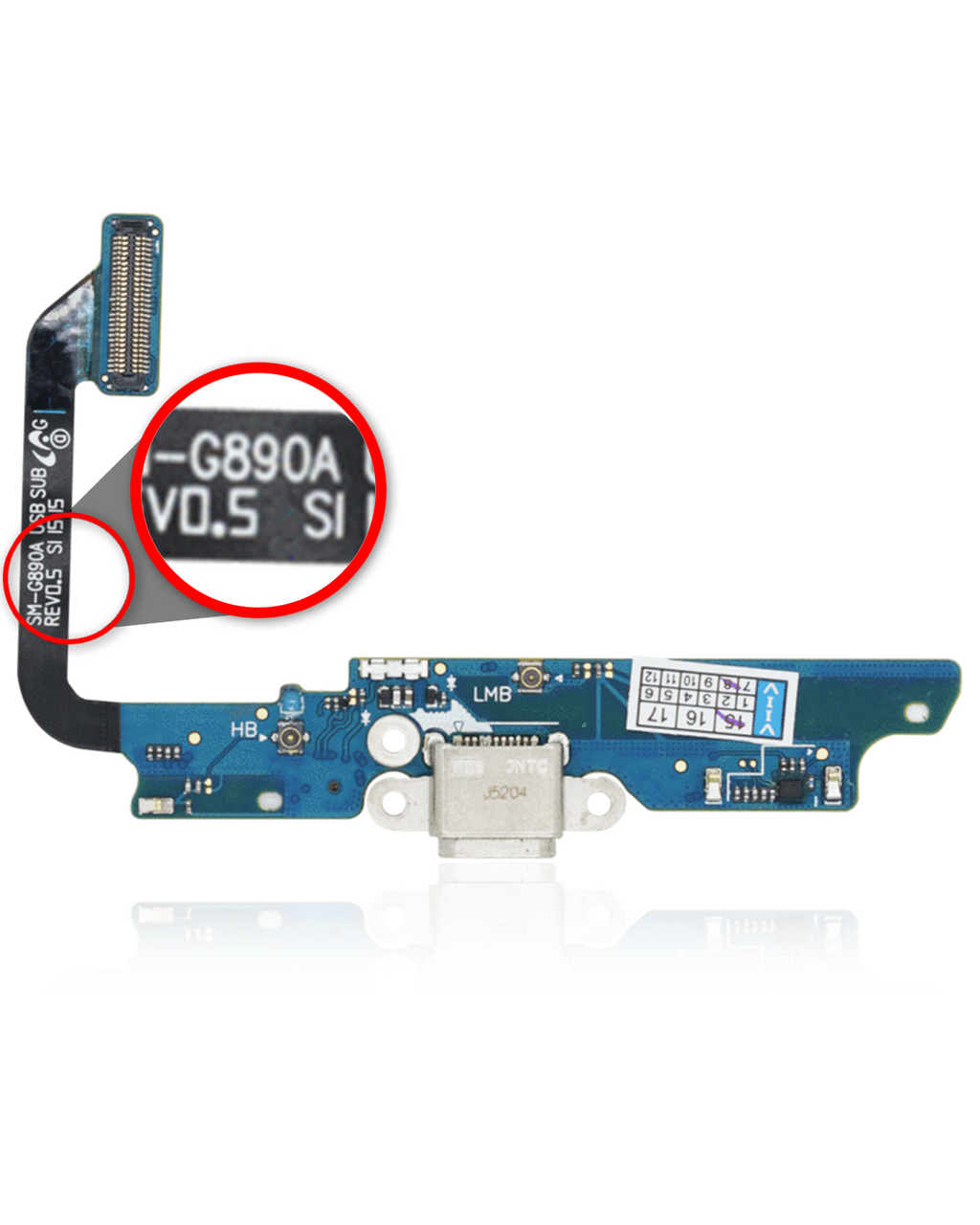 Ladebuchse-Flexkabel für Samsung Galaxy S6 Active (G890A) (AT&T)