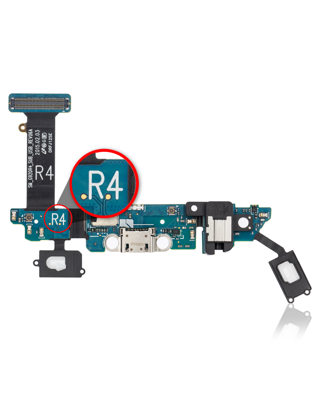 Ladebuchse-Flexkabel für Samsung Galaxy S6 (G920R4) (US Cellular)