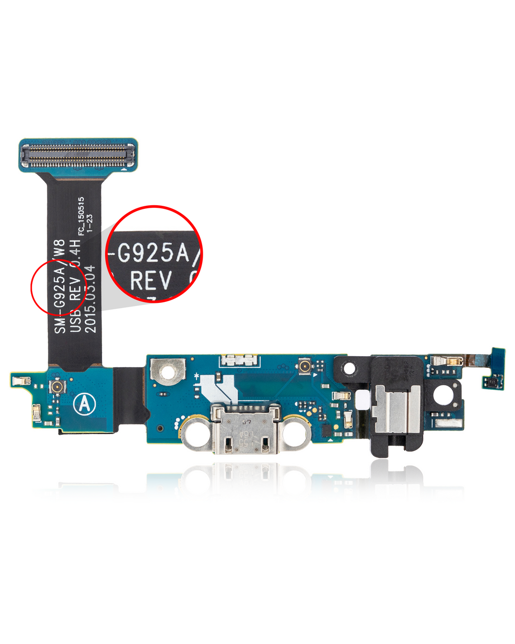 Charging Port Flex Cable for Samsung Galaxy S6 Edge (G925A) (AT&T)