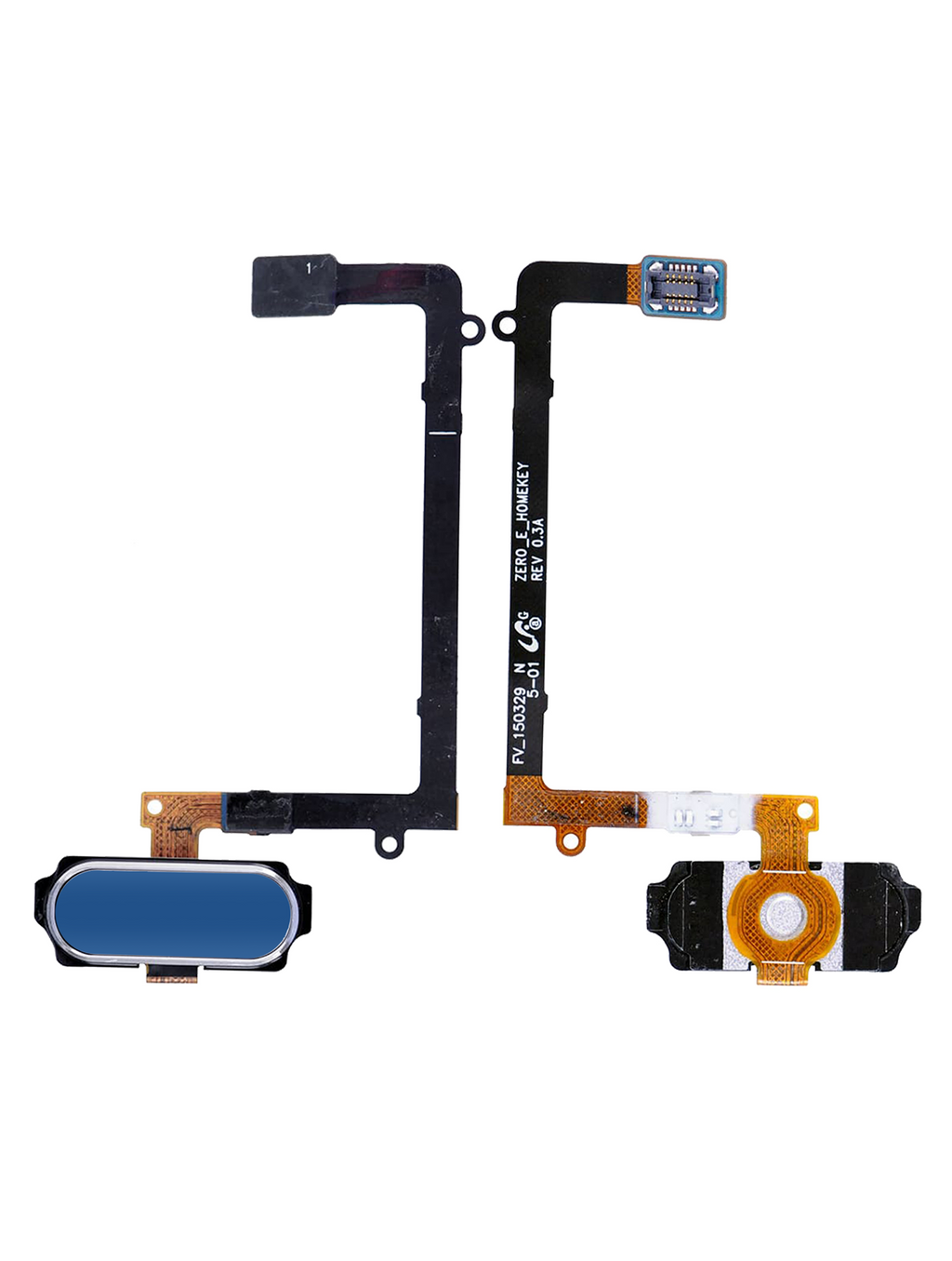 Home-Button mit Flex-Kabel für Samsung Galaxy S6 Edge (Blau)