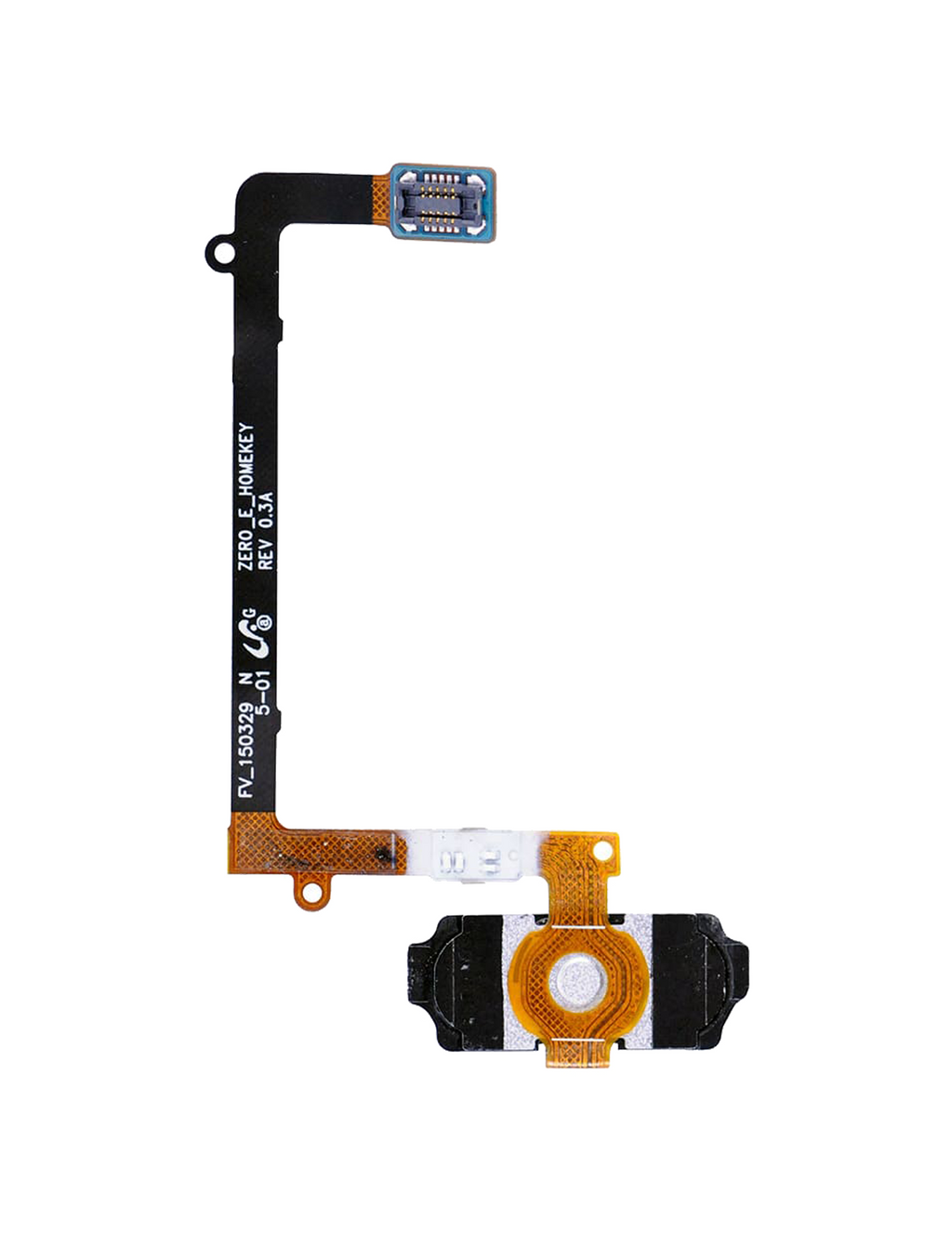 Home Button with Flex Cable for Samsung Galaxy S6 Edge (White)